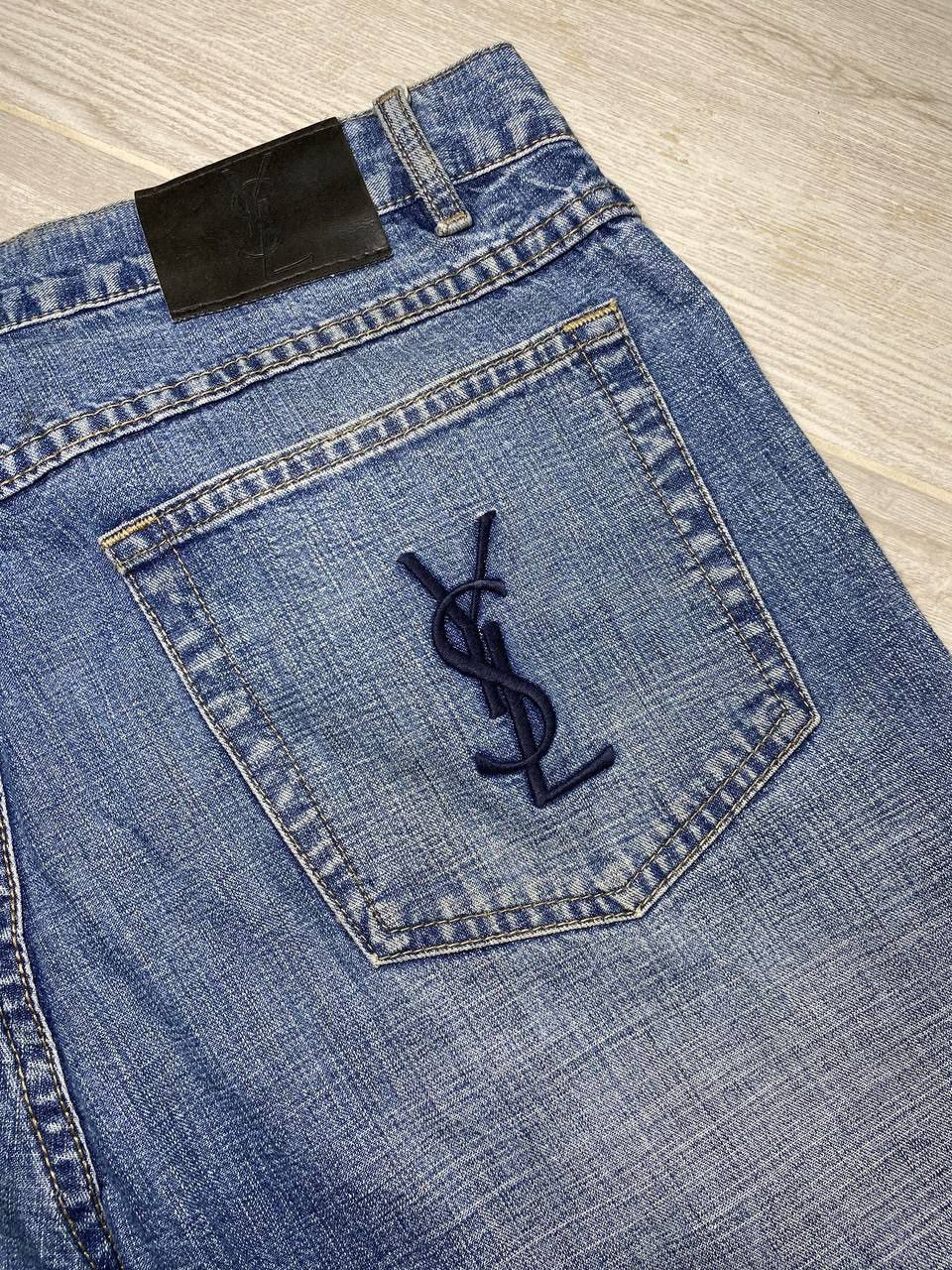Vintage × Yves Saint Laurent Vintage Shorts Denim Yves Saint Laurent Size US 34 / EU 50 - 4 Thumbnail