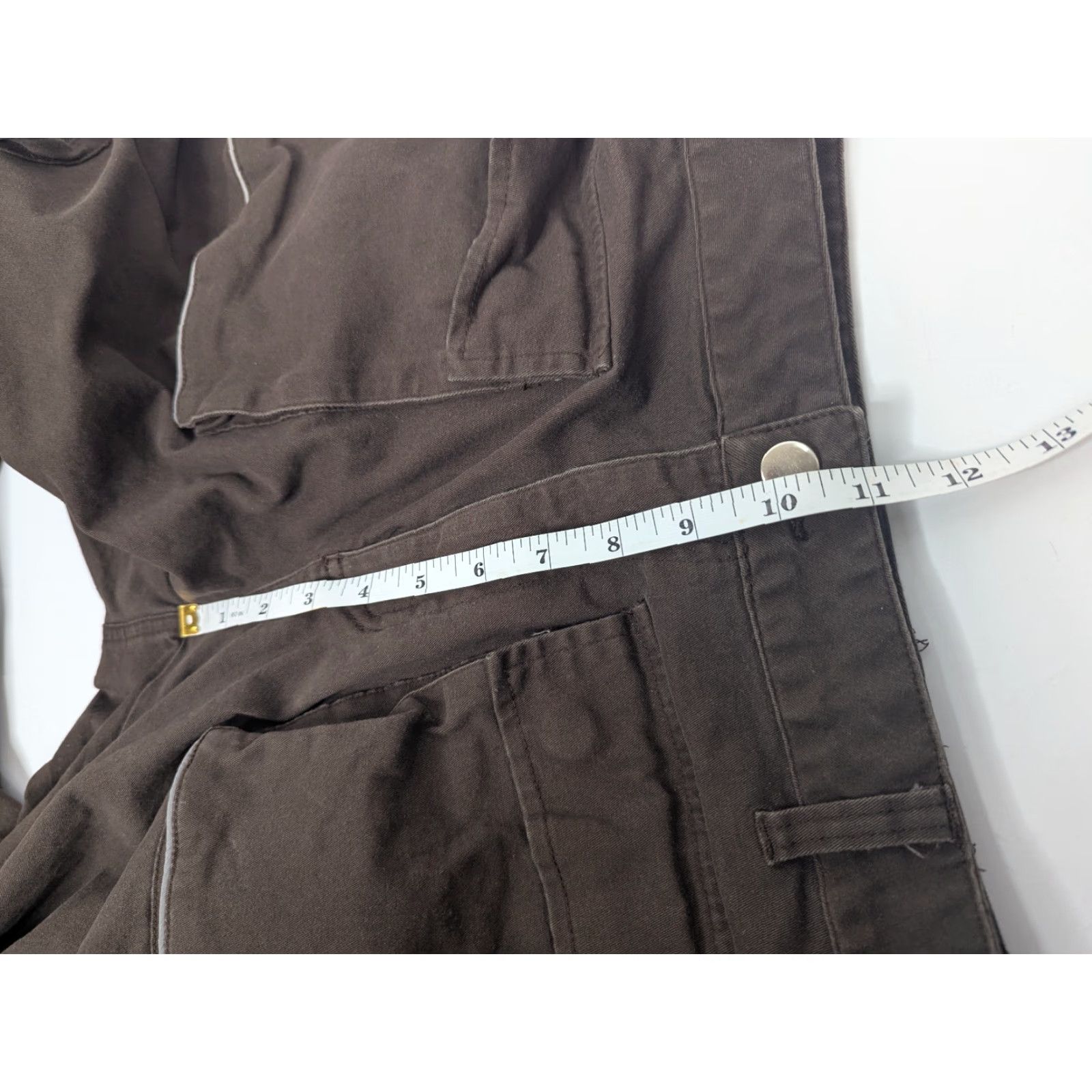 Vintage EPTM Cargo Pants Mens XL Brown Zipper Pockets Cargo Pocket Straight Relaxed Streetwear 32in Inseam Regular Pants Clothing Size US 36 / EU 52 - 7 Thumbnail