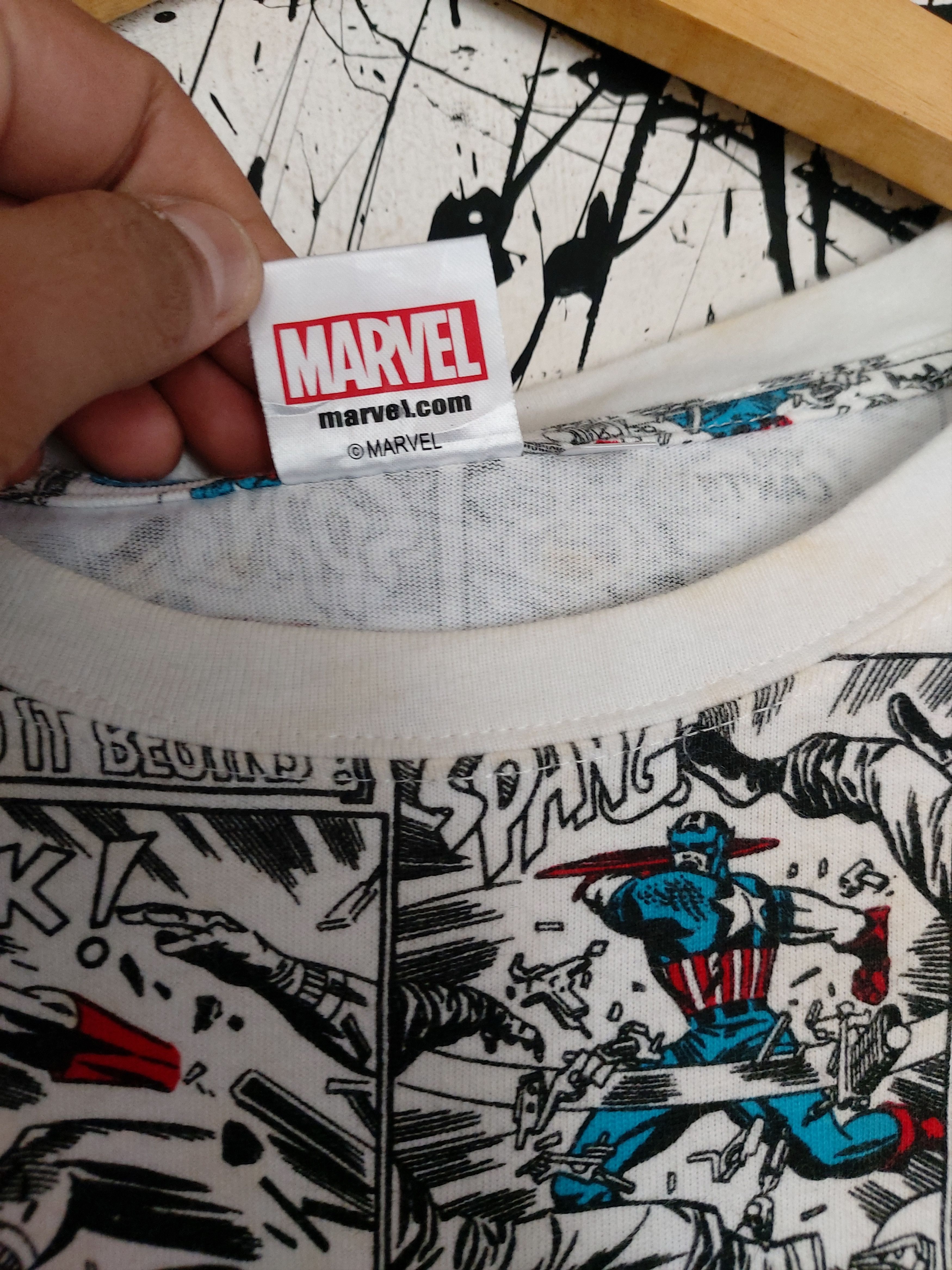 Marvel Comics MARVEL COMICS X GU CAPTAIN AMERICA PRINT TEE Size US L / EU 52-54 / 3 - 5 Thumbnail