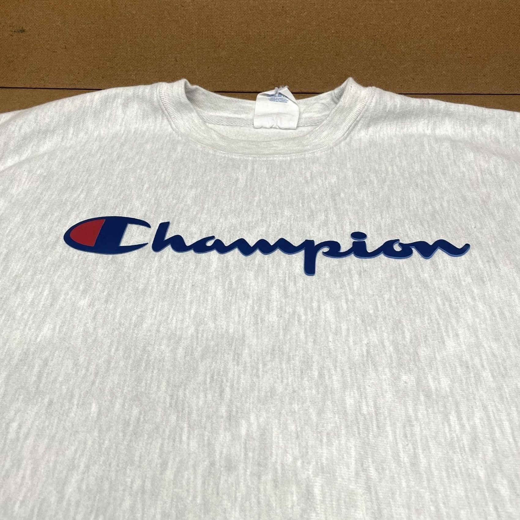 Champion Champion Reverse Weave Sweatshirt Mens 2XL Gray Script Logo Crewneck Pullover Size US XXL / EU 58 / 5 - 4 Thumbnail