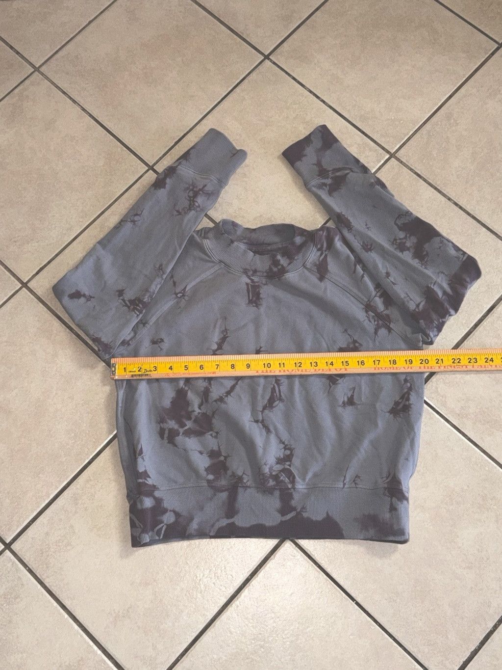 Lululemon LULULEMON READY TO ROLL SWEATSHIRT TIE DYE GRAY/PURPLE Sz 6 Size M / US 6-8 / IT 42-44 - 2 Thumbnail