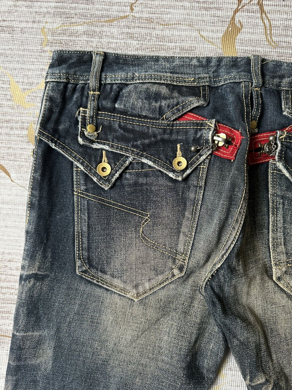 semanticdesign FLARE Semantic Design Claw Marks Design Denim Size US 34 / EU 50 - 17 Thumbnail