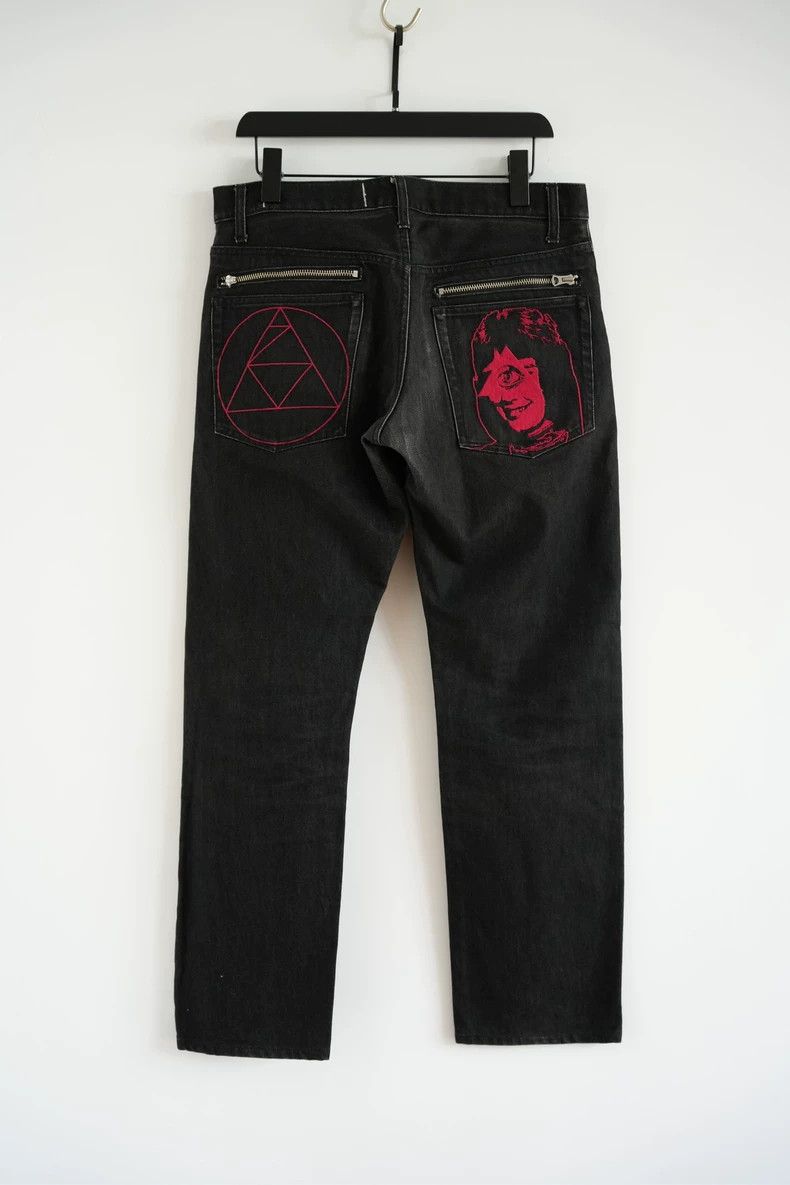 Undercover Undercover size m 06 SS Zip Embroidered Black Jeans Size US 28 / EU 44 - 1 Thumbnail