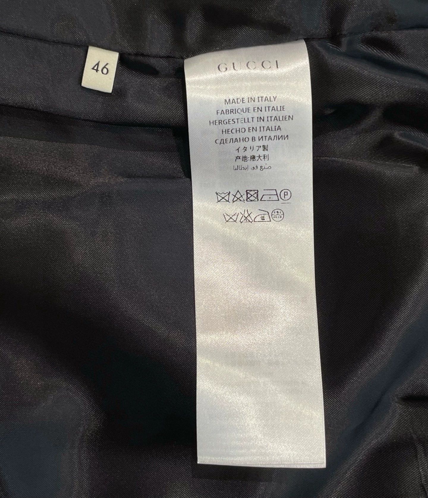Gucci black embroidered bomber jacket by Gucci Size US M / EU 48-50 / 2 - 6 Thumbnail