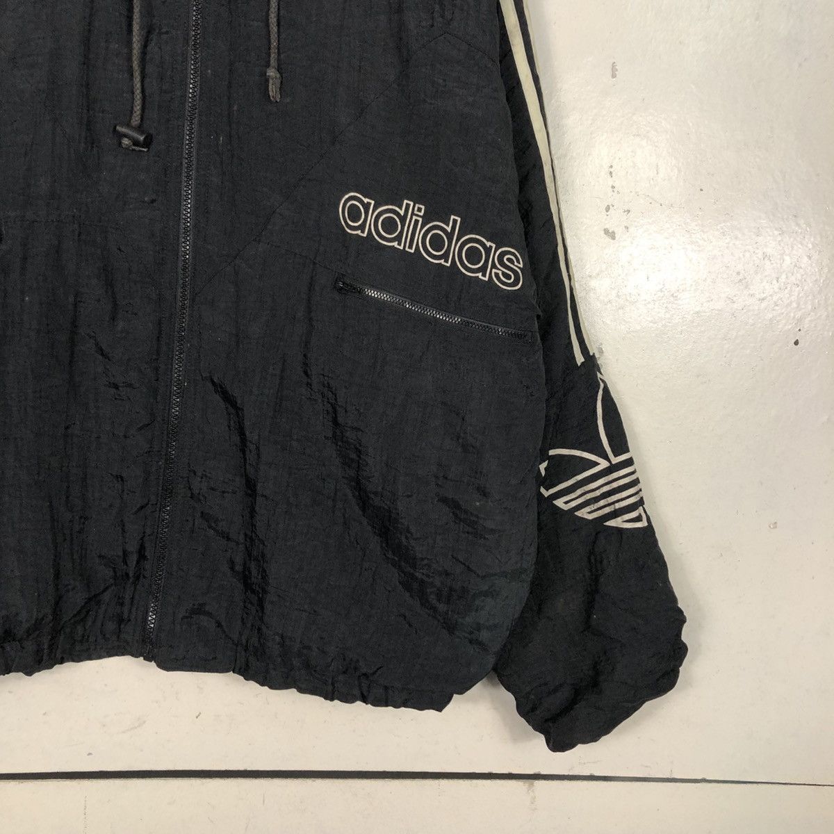 Adidas 📌Vintage Zipper Hoodie Jacket Adidas Big Logo Size US M / EU 48-50 / 2 - 7 Thumbnail