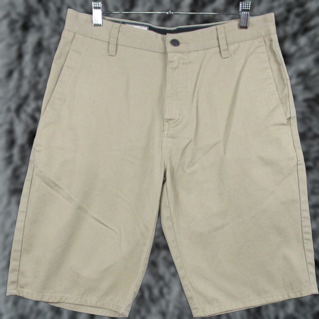Volcom VOLCOM Chino Shorts 30 Mens Khaki Casual Pockets Logo Size US 30 / EU 46 - 1 Thumbnail