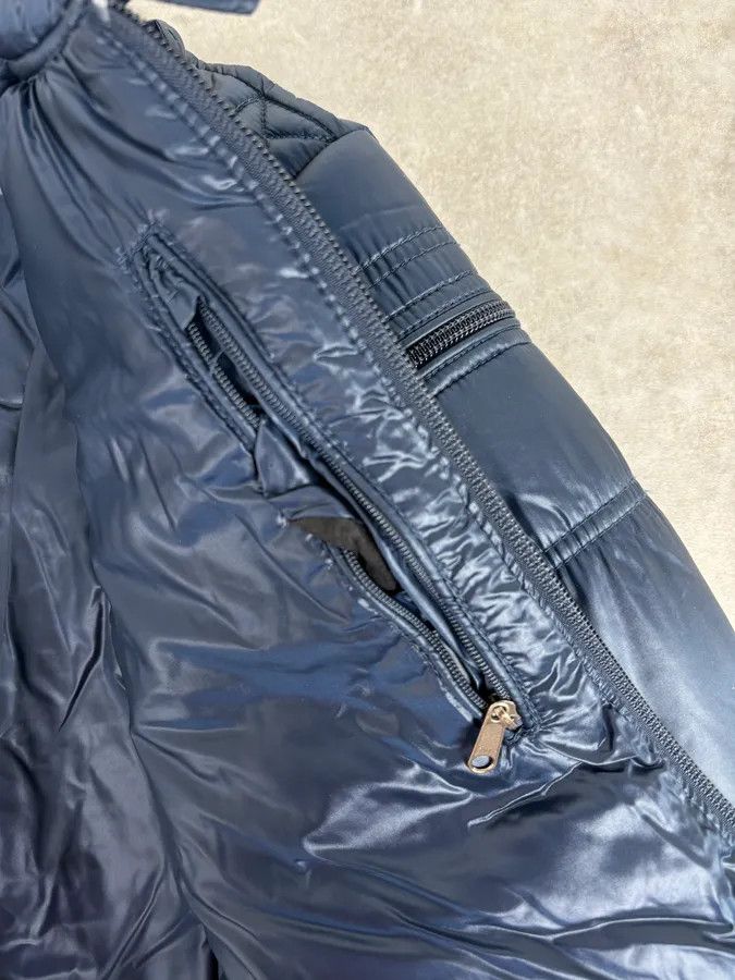 Daniele Alessandrini 2010s Daniele Alessandrini Navy Puffer Bomber Nylon Quilted Jacket Size US M / EU 48-50 / 2 - 11 Thumbnail
