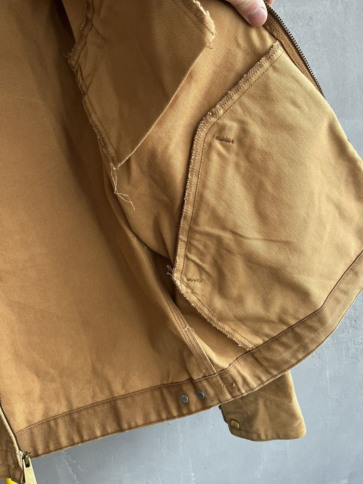 Carhartt × Vintage Vintage Carhartt Detroit Jacket Brown Size US L / EU 52-54 / 3 - 15 Thumbnail