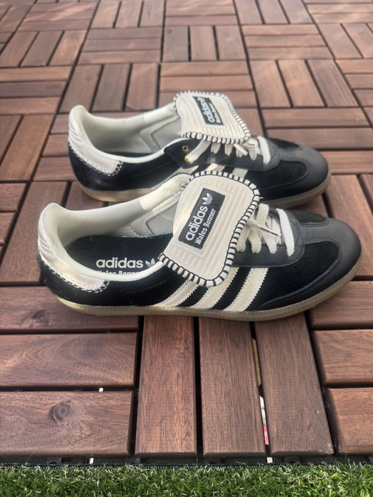Adidas × Wales Bonner Adidas x Wales Bonner Samba Pony Tonal Core Black Size US 9.5 / EU 42-43 - 7 Thumbnail