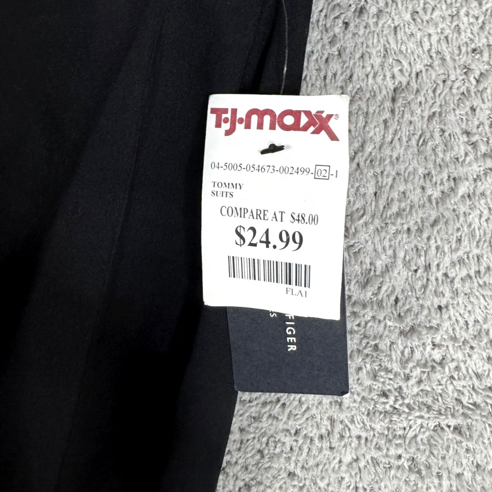 Tommy Hilfiger Tommy Hilfiger Suit Pants Womens 4 Black Slim Stretch Tailored Workwear Office Pants Suit Size 27" / US 4 / IT 40 - 4 Thumbnail