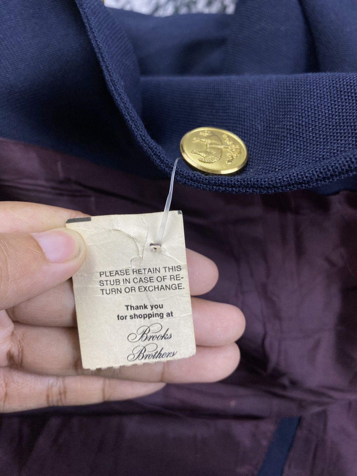 Brooks Brothers Vtg Brook Brothers Navy Color Double Button Blazer Jacket Size US M / EU 48-50 / 2 - 15 Thumbnail