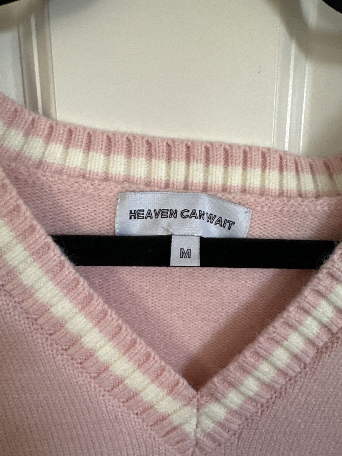Heaven Can Wait Pink Skyfall Sweater