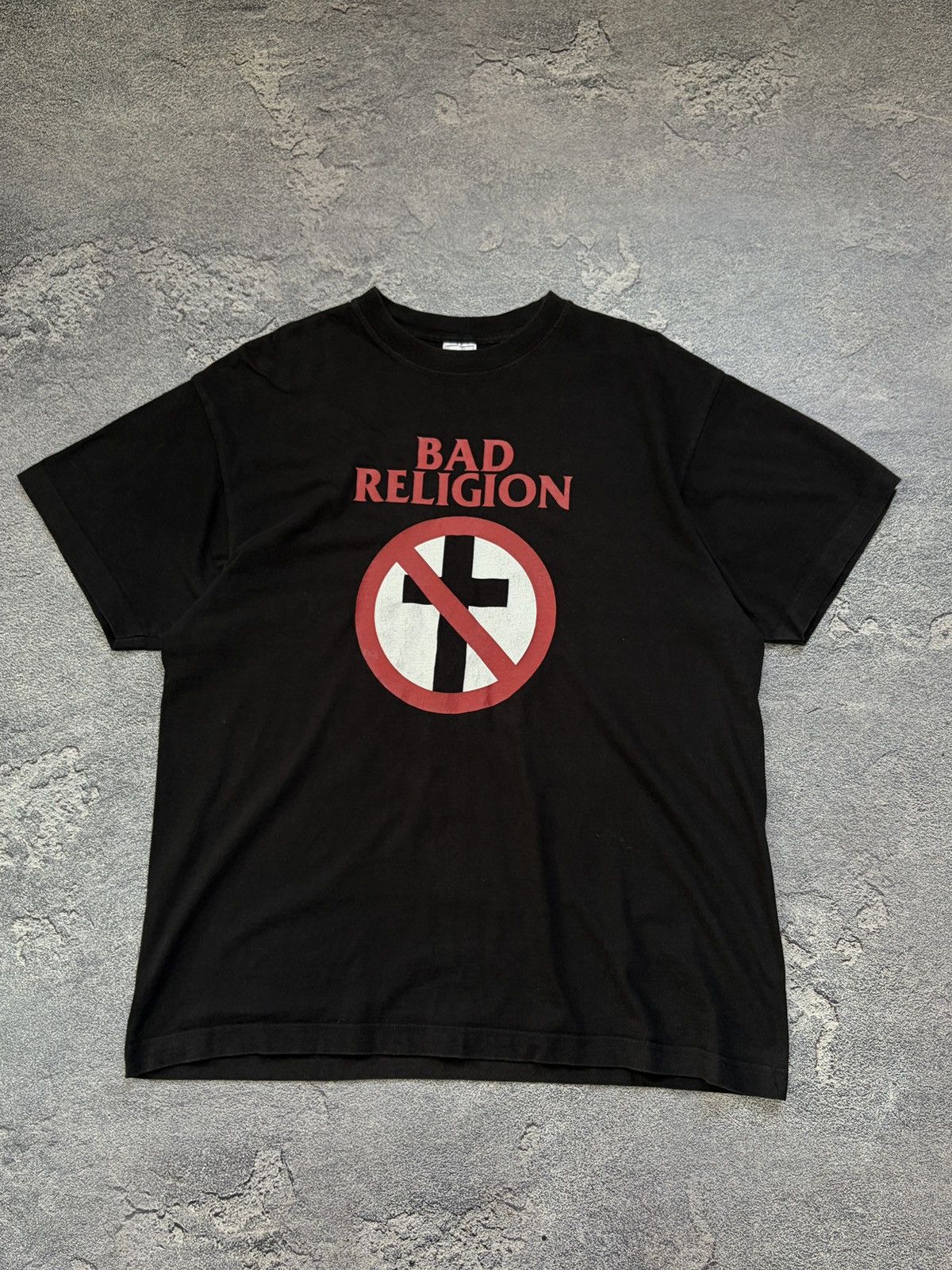 Vintage Vintage Bad Religion Crossbuster Tee Stedman Black L Size US L / EU 52-54 / 3 - 1 Thumbnail