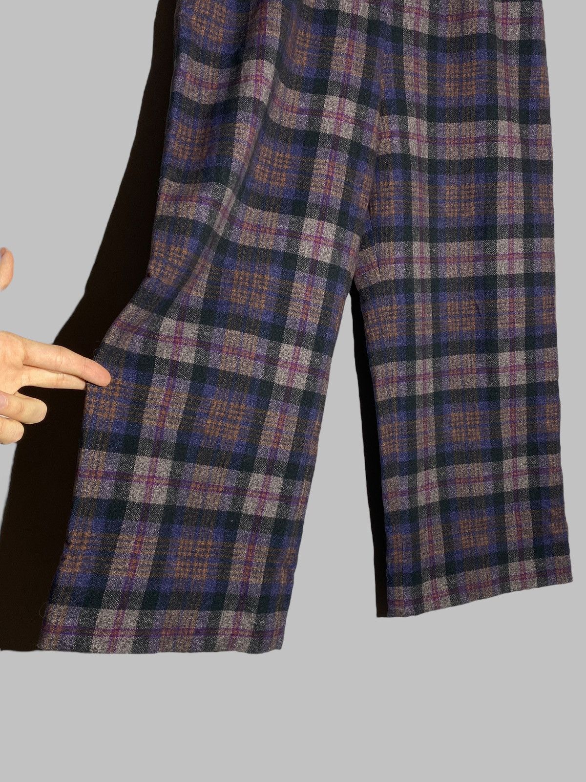 Circolo 1901 Circolo 1901 Tartan Check Women’s Straight Cropped Pants Size 27" / US 4 / IT 40 - 7 Thumbnail