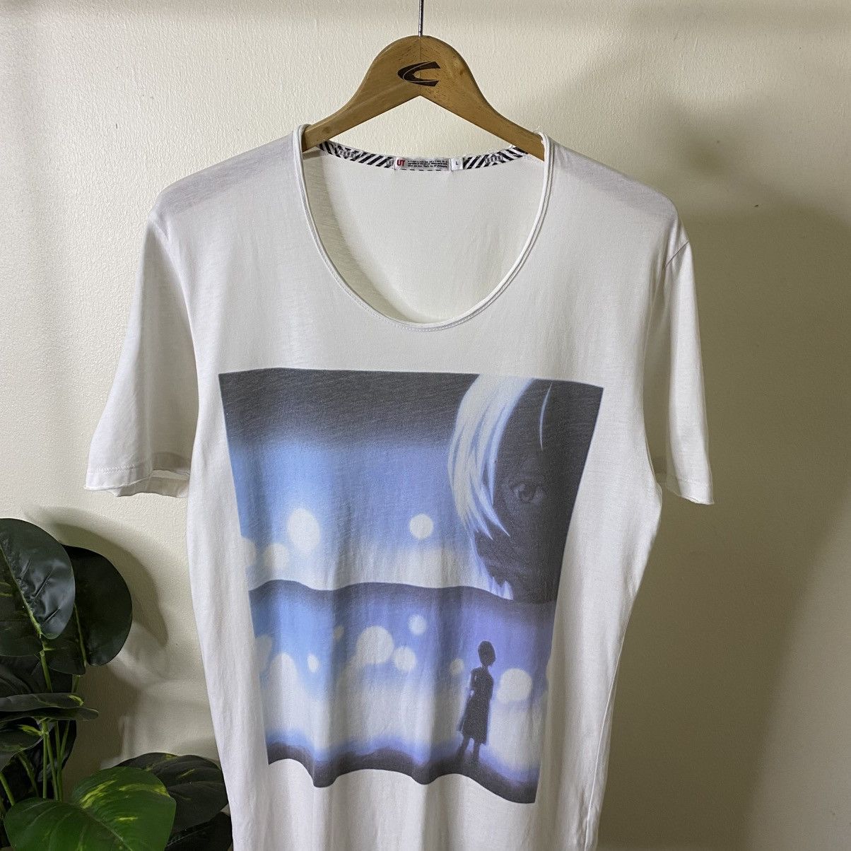 Anime Y2K Neon Genesis Evangelion Rei Ayanami T Shirt Size M / US 6-8 / IT 42-44 - 2 Thumbnail