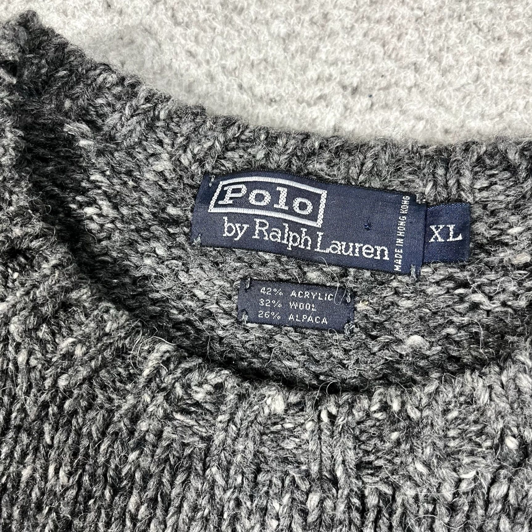 Polo Ralph Lauren Polo Ralph Lauren Sweater Mens XL Alpaca Wool Knit Pullover Vintage Hong Kong Shirt Size US XL / EU 56 / 4 - 3 Thumbnail