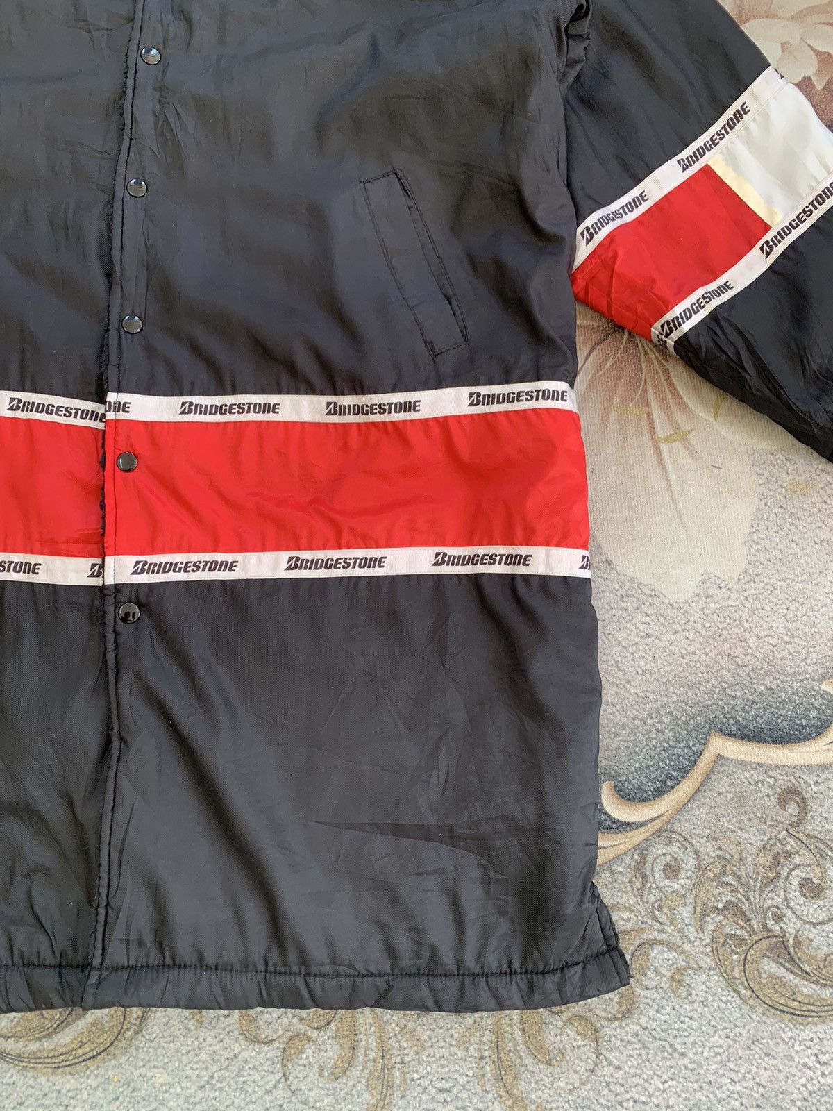 Japanese Brand Bridgestone Motorsport Long Jacket Hooded Size US L / EU 52-54 / 3 - 5 Thumbnail