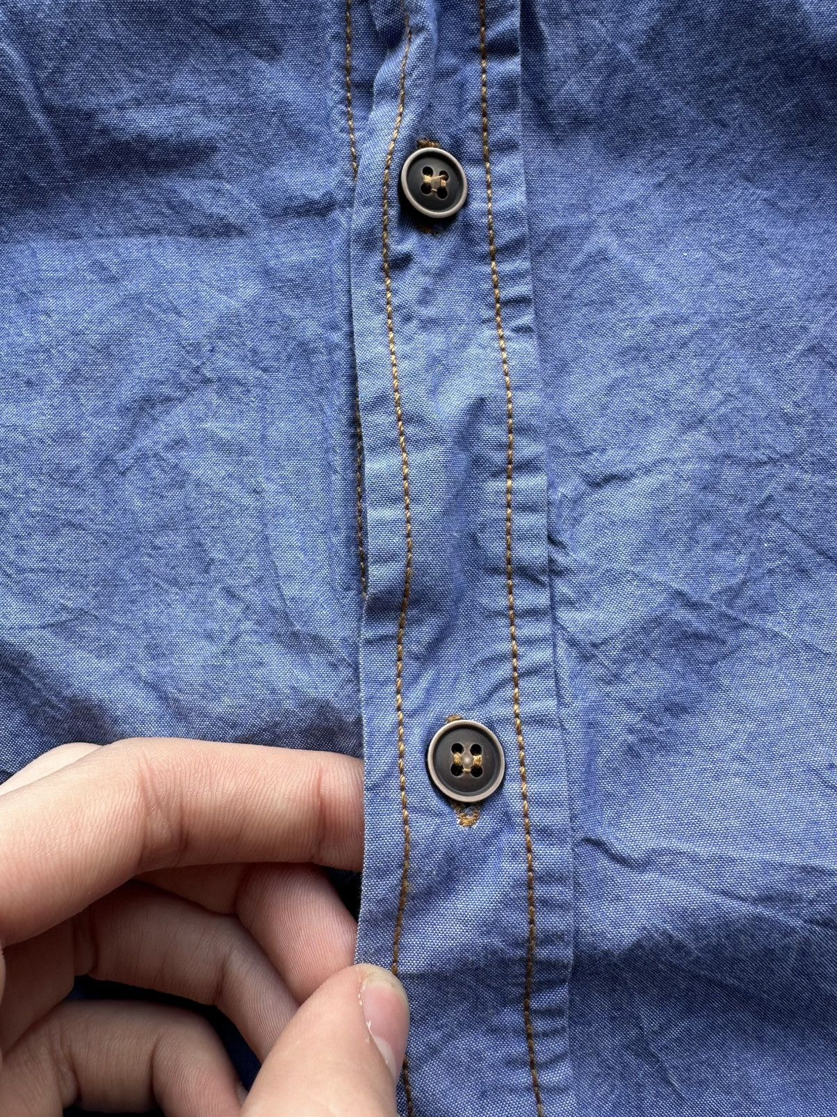 Armani × Vintage RARE🚨 ARMANI JEANS VINTAGE SHIRT LUXURY BUTTON UP 90s Size US M / EU 48-50 / 2 - 6 Thumbnail