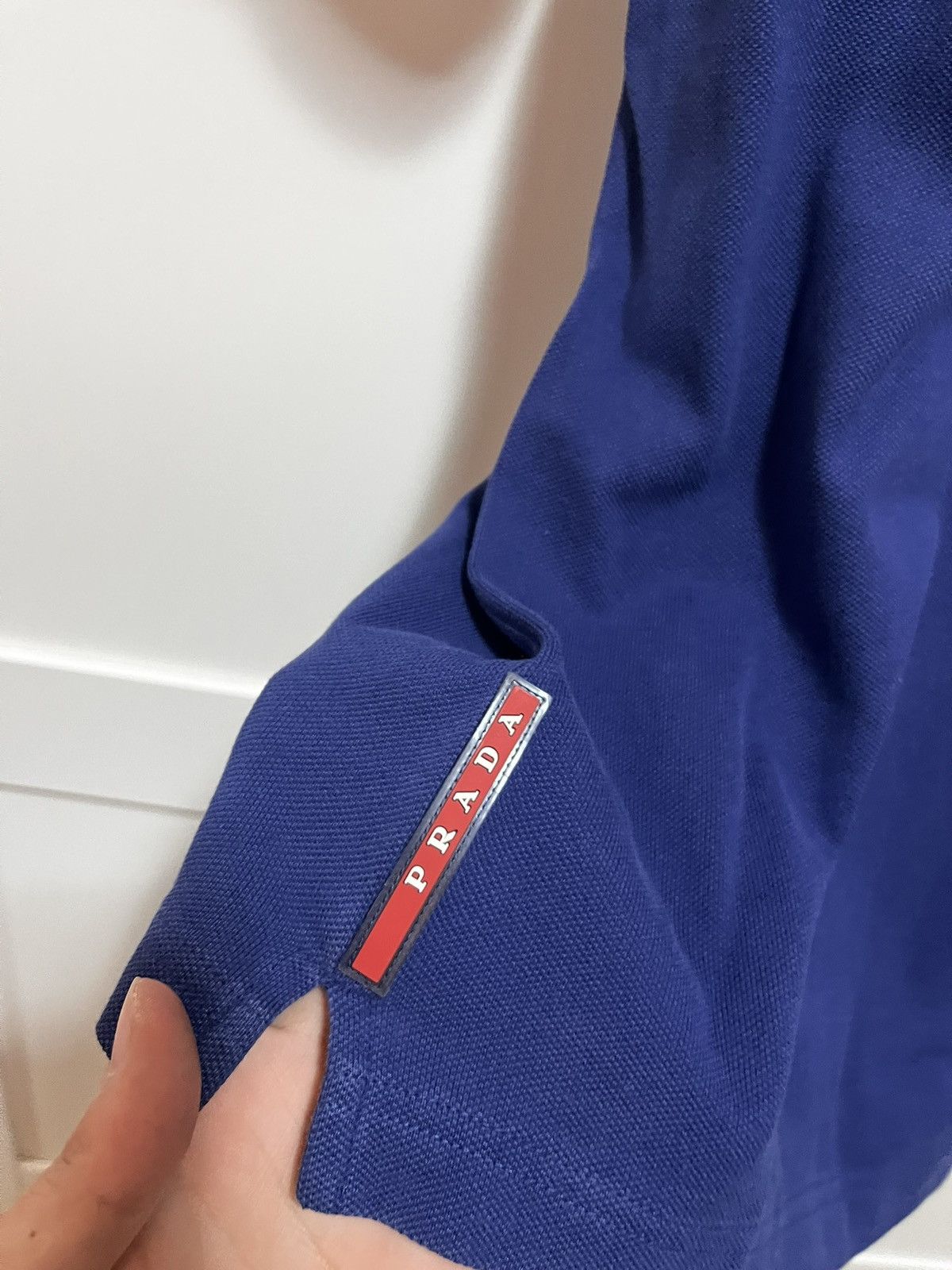 Prada Vintage Prada Polo Shirt Size US L / EU 52-54 / 3 - 2 Thumbnail