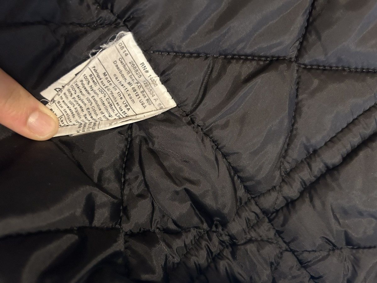 Carhartt Y2K Vintage Black Carhartt Double-Front Arctic Quilt Coat Size US L / EU 52-54 / 3 - 6 Thumbnail