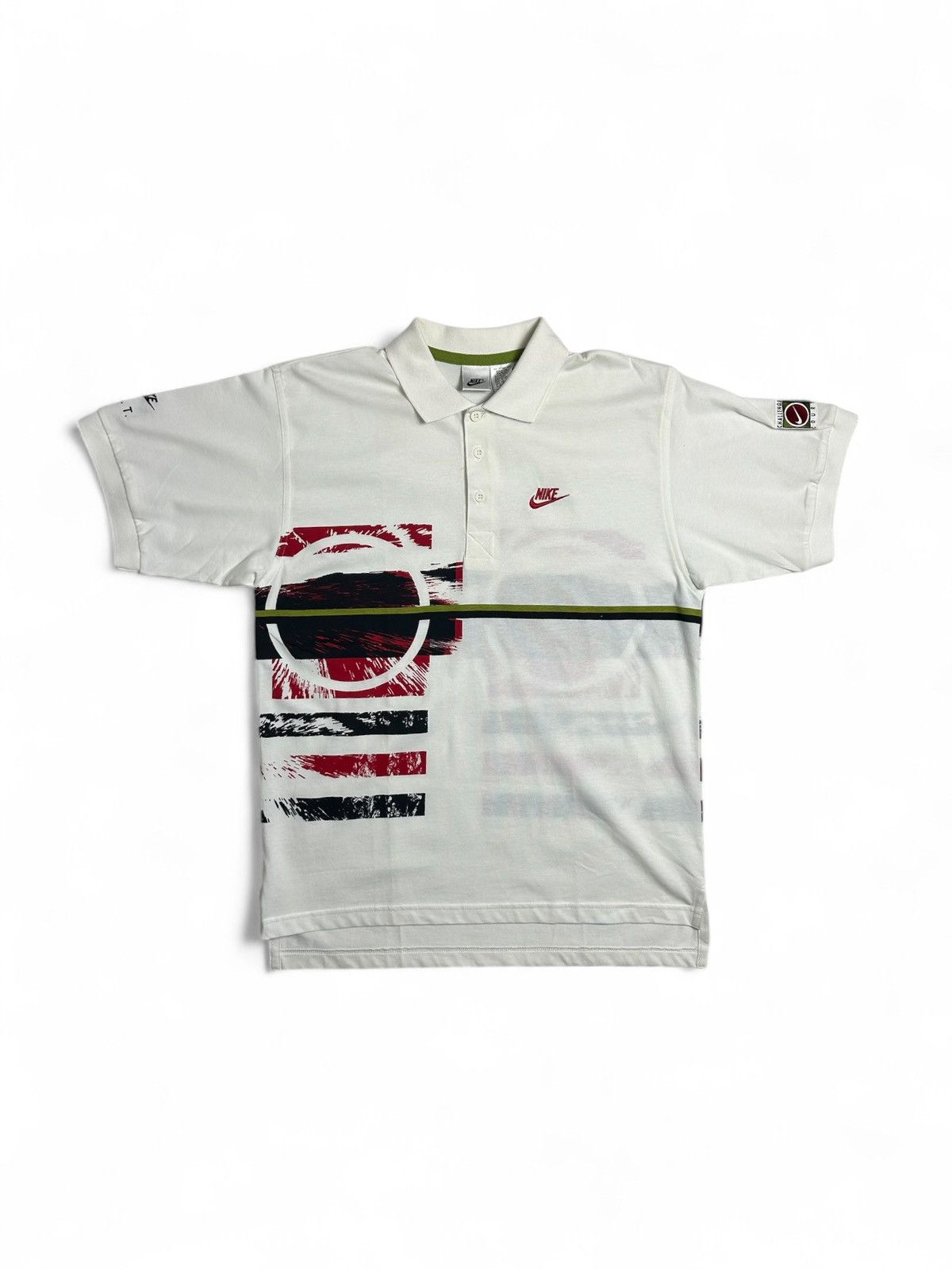 Nike Vintage 00’s Nike Challenger Court Polo T-Shirt Size US S / EU 44-46 / 1 - 1 Thumbnail
