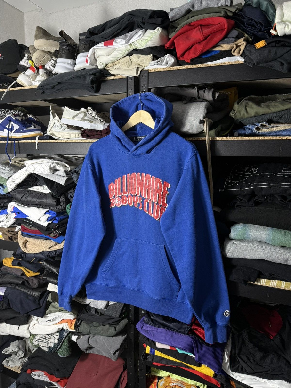 Billionaire Boys Club Billionaire Boys Club BBC Hoodie M Blue Graphic Pullover Size US M / EU 48-50 / 2 - 1 Thumbnail