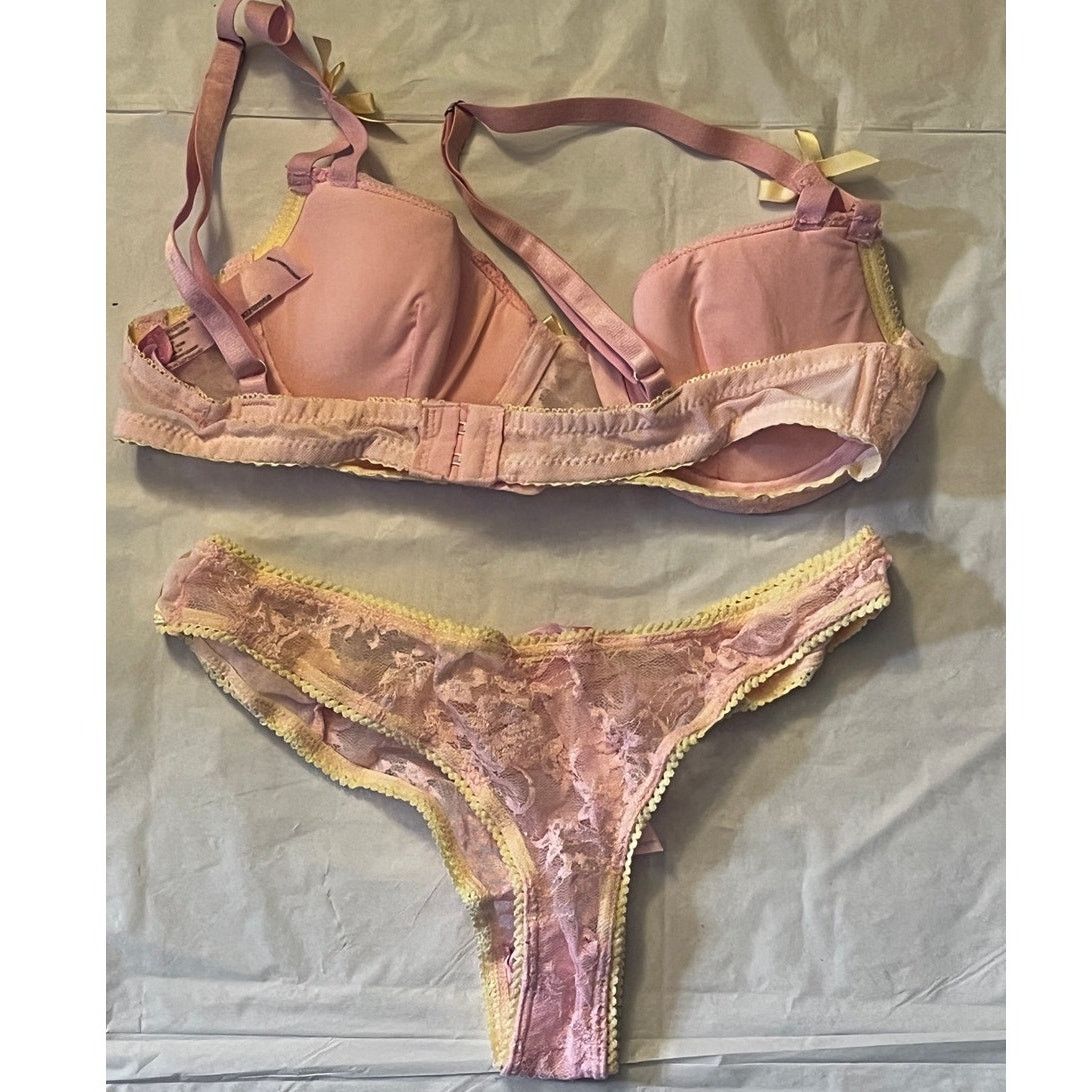 Dolls Kill Dolls kill Sugar Thrillz Lingerie Set Bra/Pany Size: XXS Size ONE SIZE - 3 Thumbnail