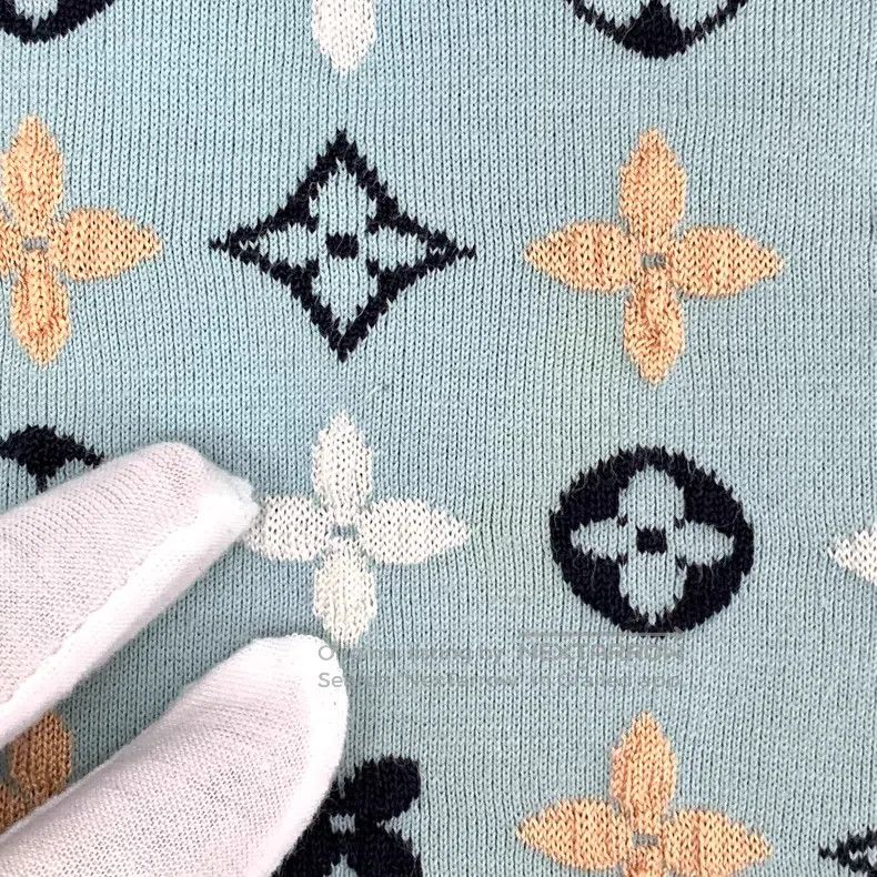 Louis Vuitton Louis Vuitton 24 sky-blue logo presbyopic full print cotto Size US S / EU 44-46 / 1 - 8 Thumbnail