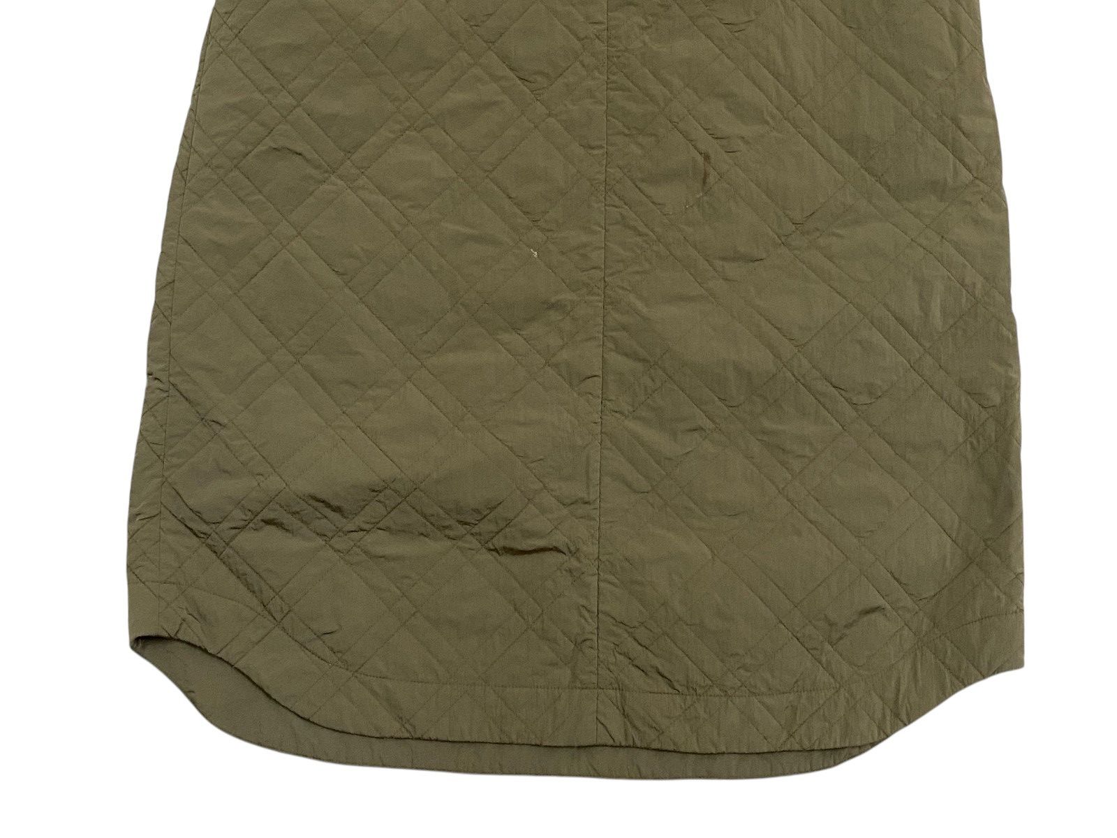Beams Plus BEAMS BOY Quilted Nylon Sleeveless Dress – Olive Green Size M / US 6-8 / IT 42-44 - 3 Thumbnail