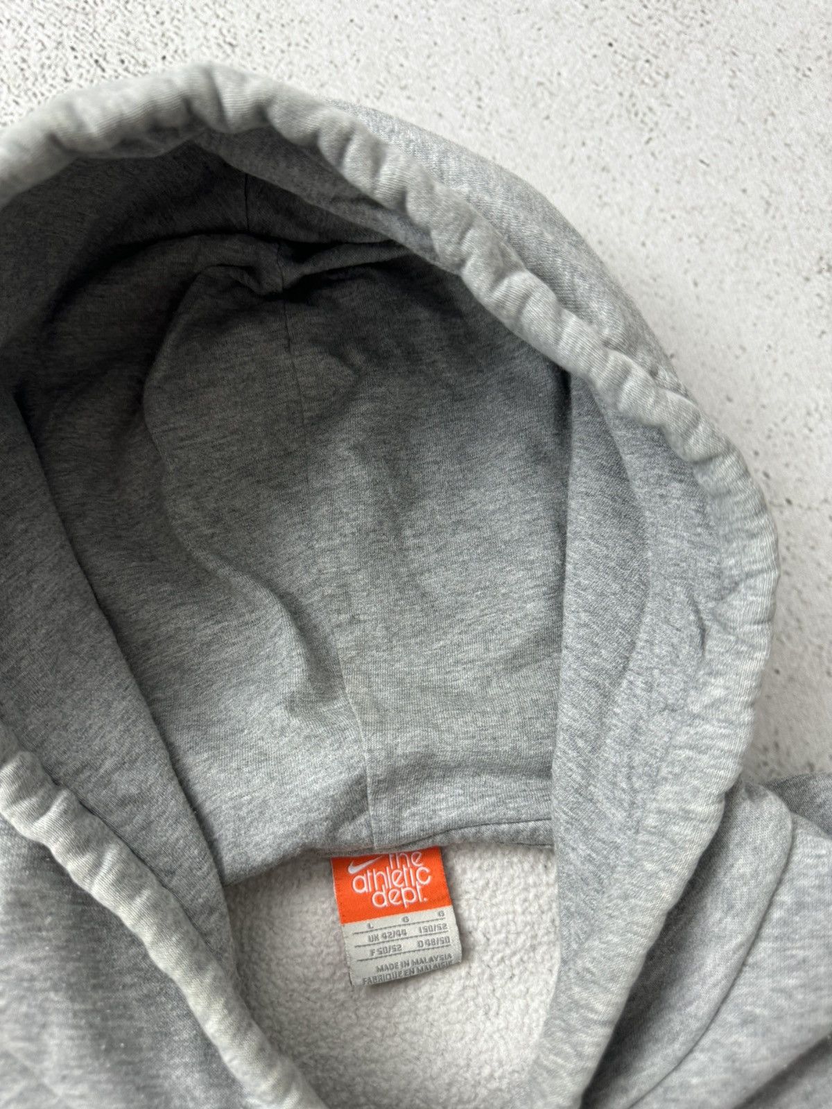 Nike × Vintage Nike Athletic Swoosh Vintage Hoodie Size US L / EU 52-54 / 3 - 6 Thumbnail