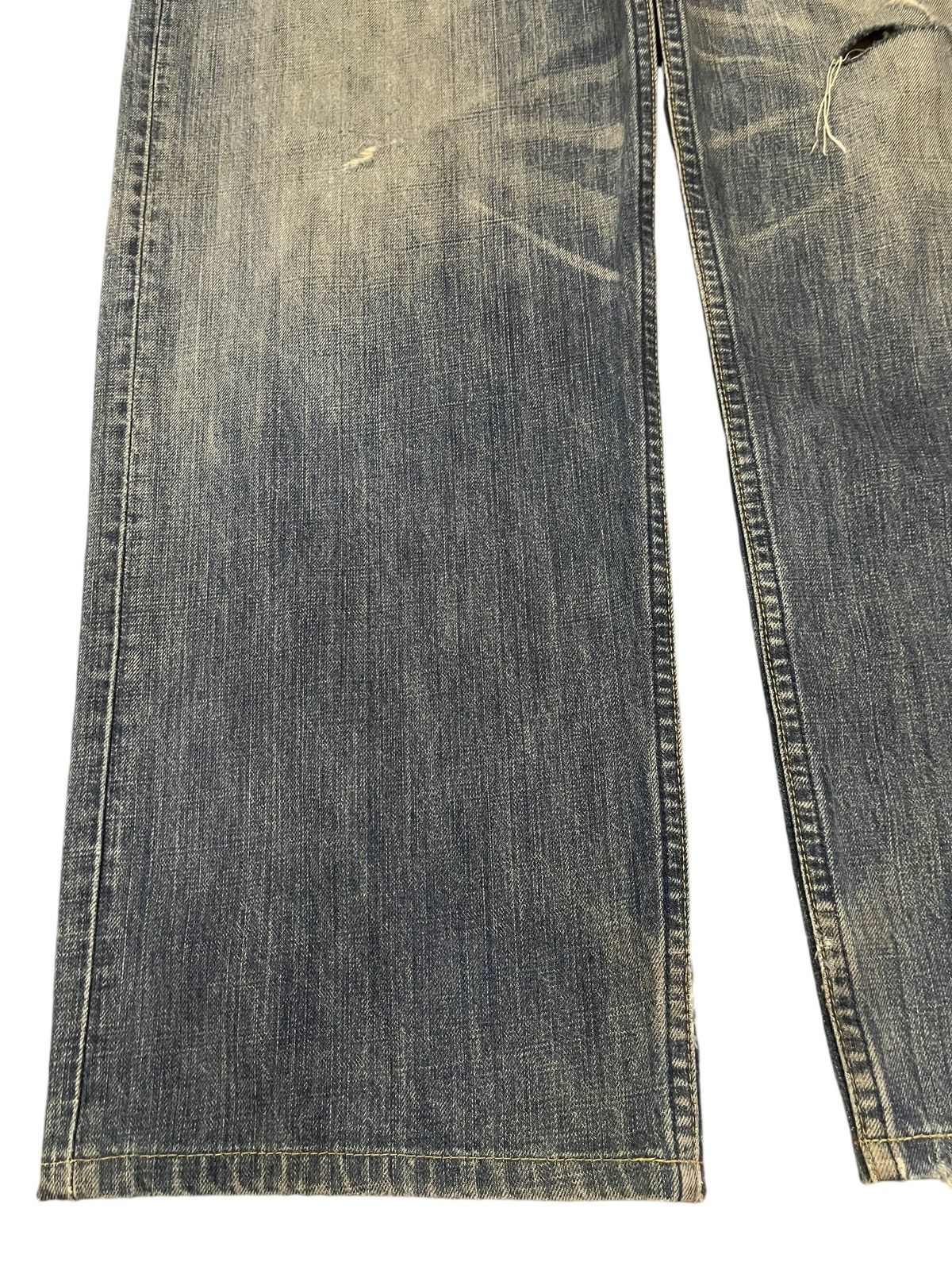Levi's Vintage 90s Levis 504 Faded Wash Distress Baggy Jeans Size US 35 - 7 Thumbnail