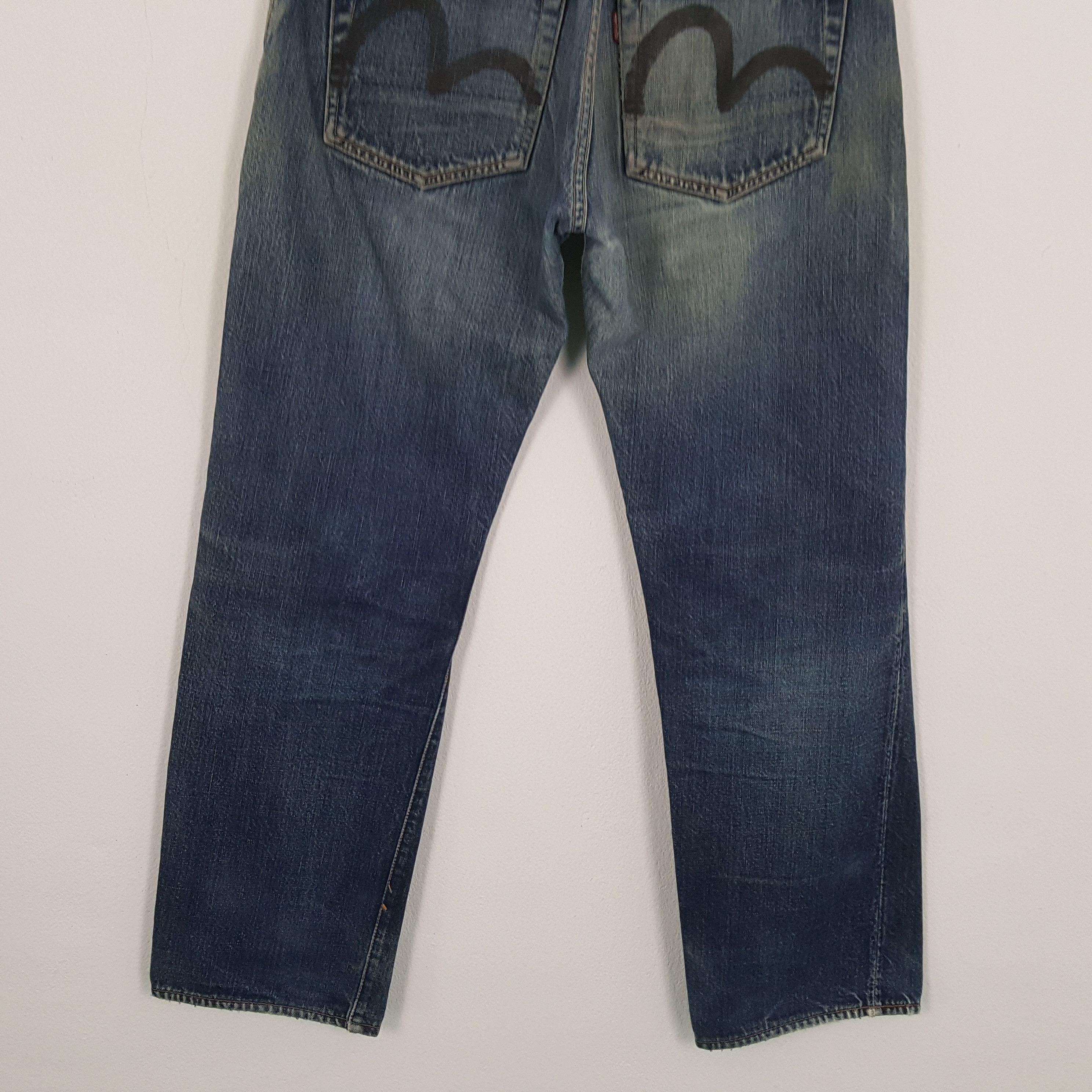 Evisu × Japanese Brand × Vintage Vintage EVISU Japanese Brand Daicock Custom Design Jeans Size US 29 - 6 Thumbnail