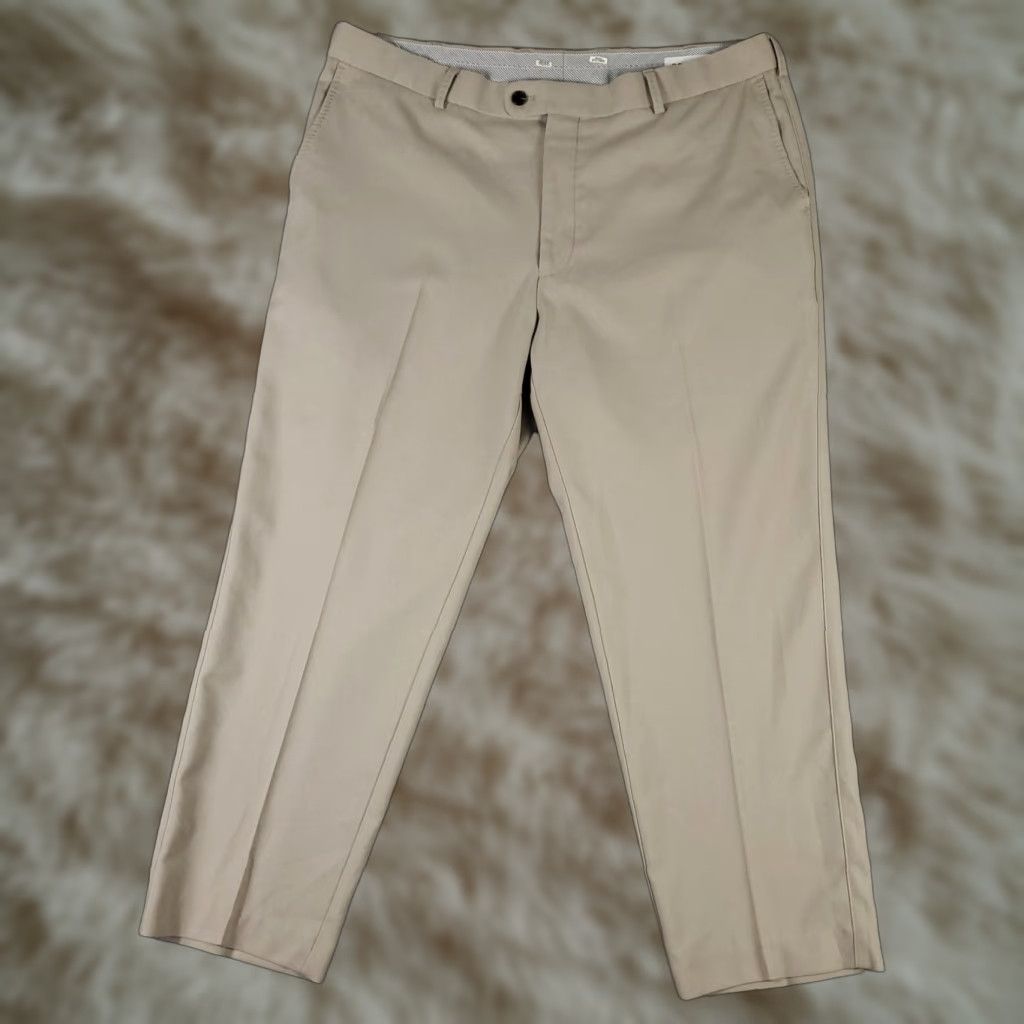 Peter Millar Peter Millar Pants Mens 38x27 Beige Chino Trousers 5-Pocket Slash Pocket Regular Straight Belge? Size US 38 / EU 54 - 1 Thumbnail