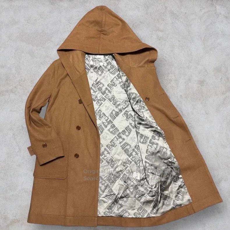Vivienne Westwood Vivienne Westwood Camel color hooded wool coat Size US S / EU 44-46 / 1 - 4 Thumbnail