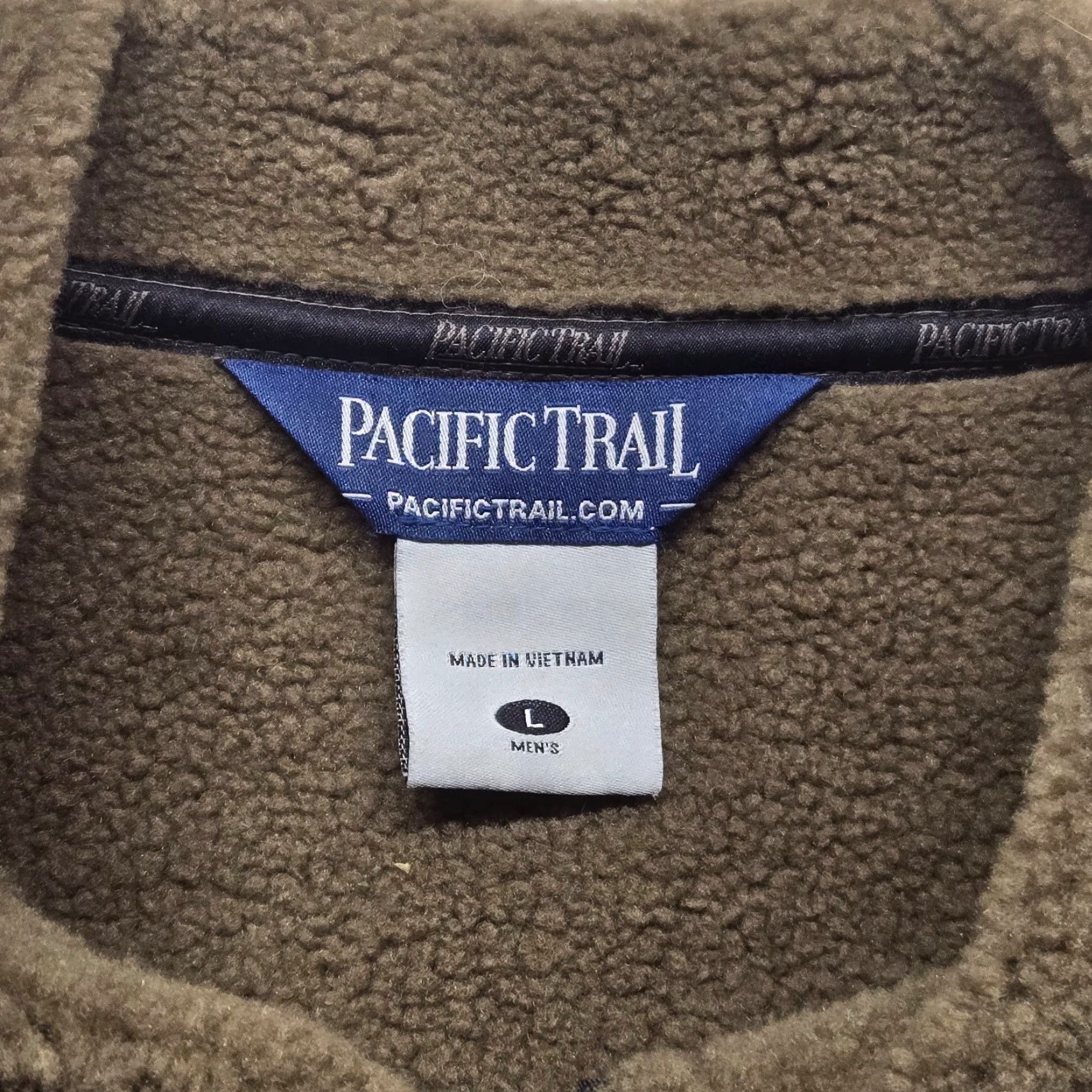 Vintage VINTAGE Pacific Trail Jacket Mens L Brown Lined 90s Outdoor Casual Full Zip Short Jacket Size US L / EU 52-54 / 3 - 3 Thumbnail