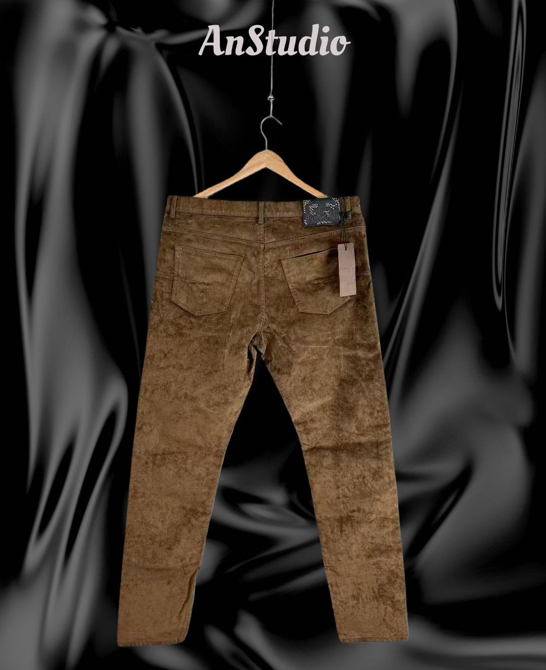 Dior × Travis Scott Dior x Cactus Jack Mocha Brown Velvet Jeans Pants Size US 32 / EU 48 - 2 Thumbnail