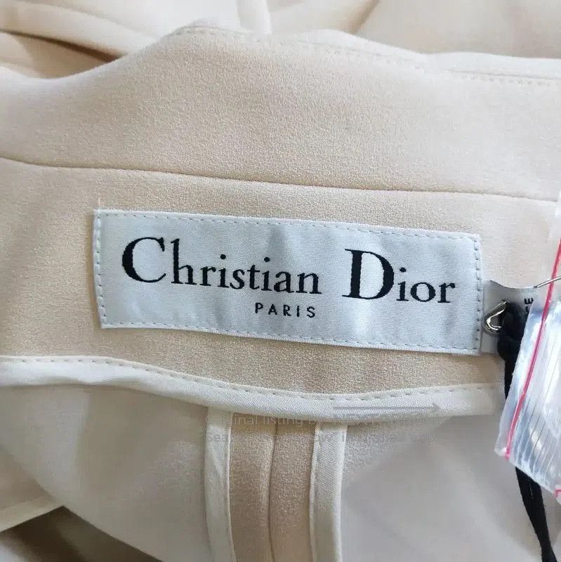 Other Dior Beige Embroidered Logo Women's Coat . Size M / US 6-8 / IT 42-44 - 7 Thumbnail
