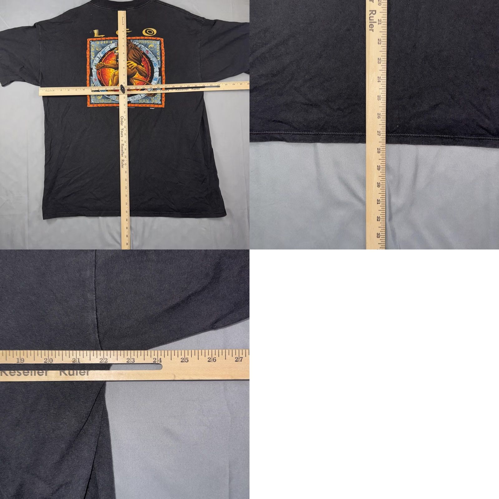 Vintage VINTAGE Coed Sportswear Shirt Mens XL Black Leo Zodiac Lion Graphic Tee USA 90s Size US XL / EU 56 / 4 - 8 Thumbnail
