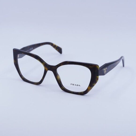 Prada 🕶️ New Prada PR18WV 2AU1O1 52mm Eyeglasses - Havana Frame Size ONE SIZE - 3 Thumbnail