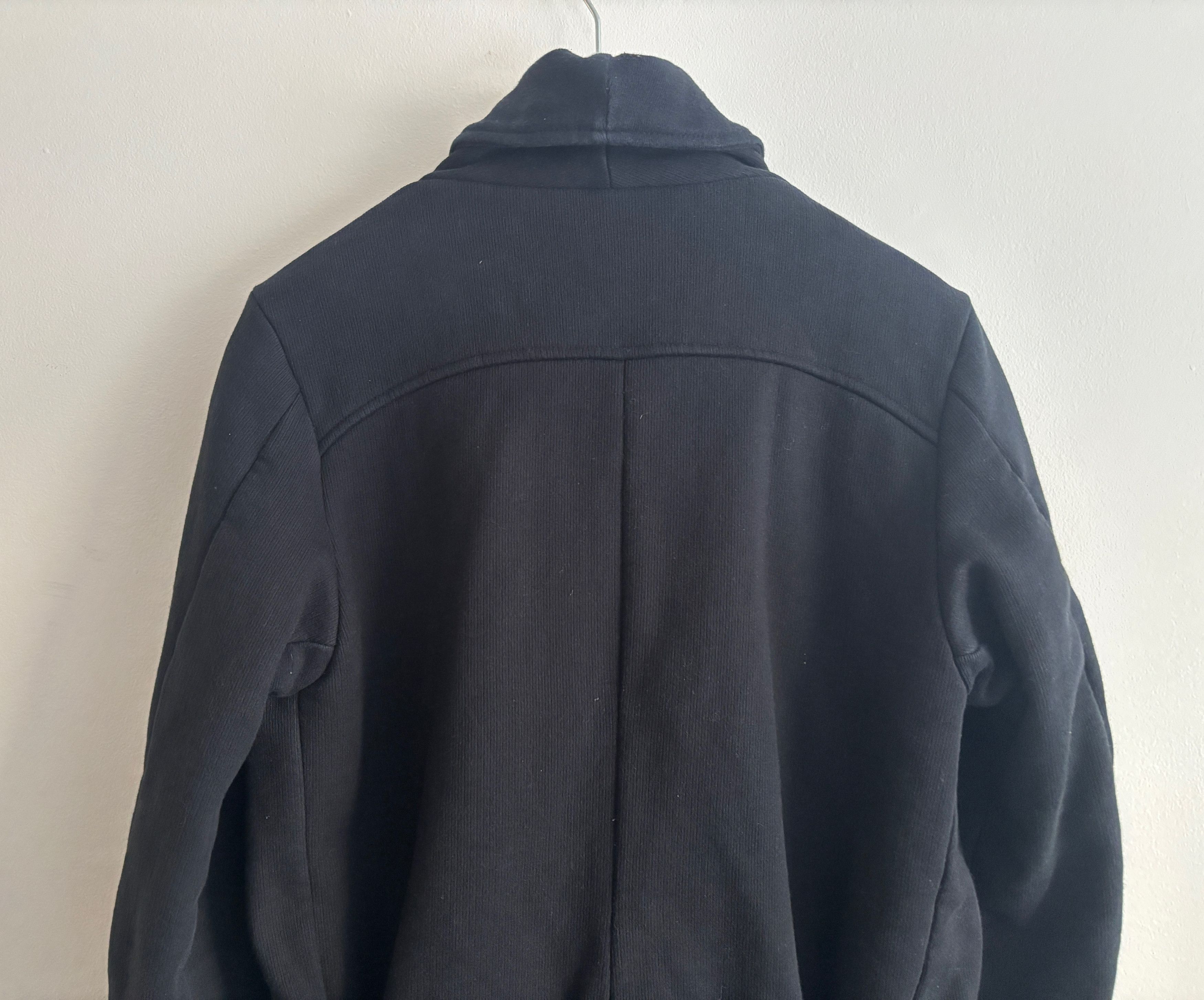 Wings + Horns Black Quilted Shawl Collar Belted Trench Coat - M/L Size US L / EU 52-54 / 3 - 11 Thumbnail