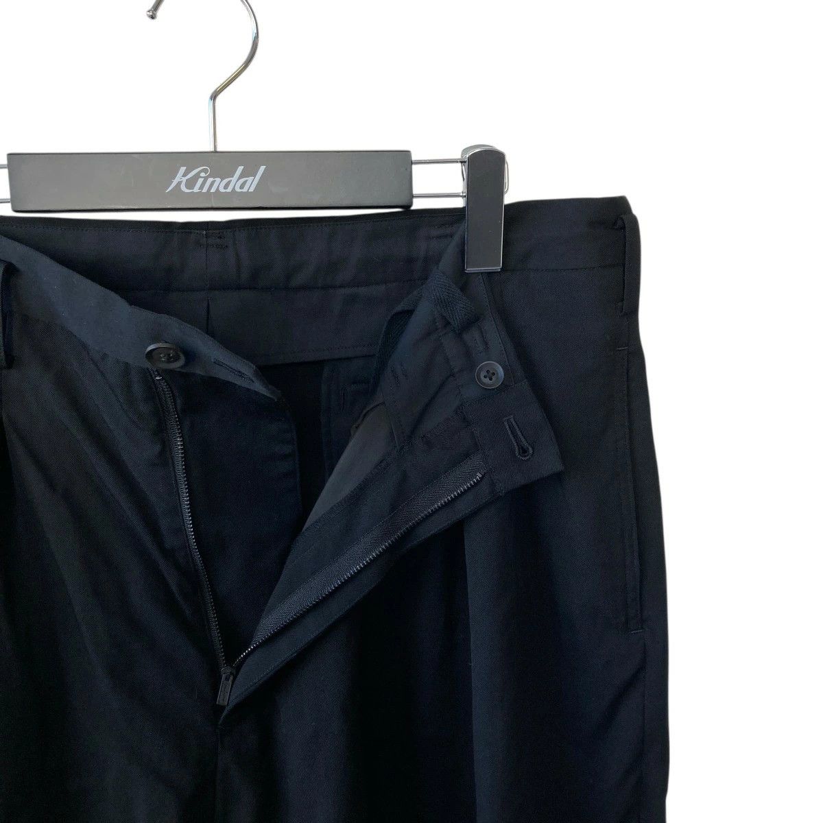 Yohji Yamamoto Yohji Yamamoto pour homme/20AW Wool Gin Patch Wide Pants Size US 35 - 3 Thumbnail