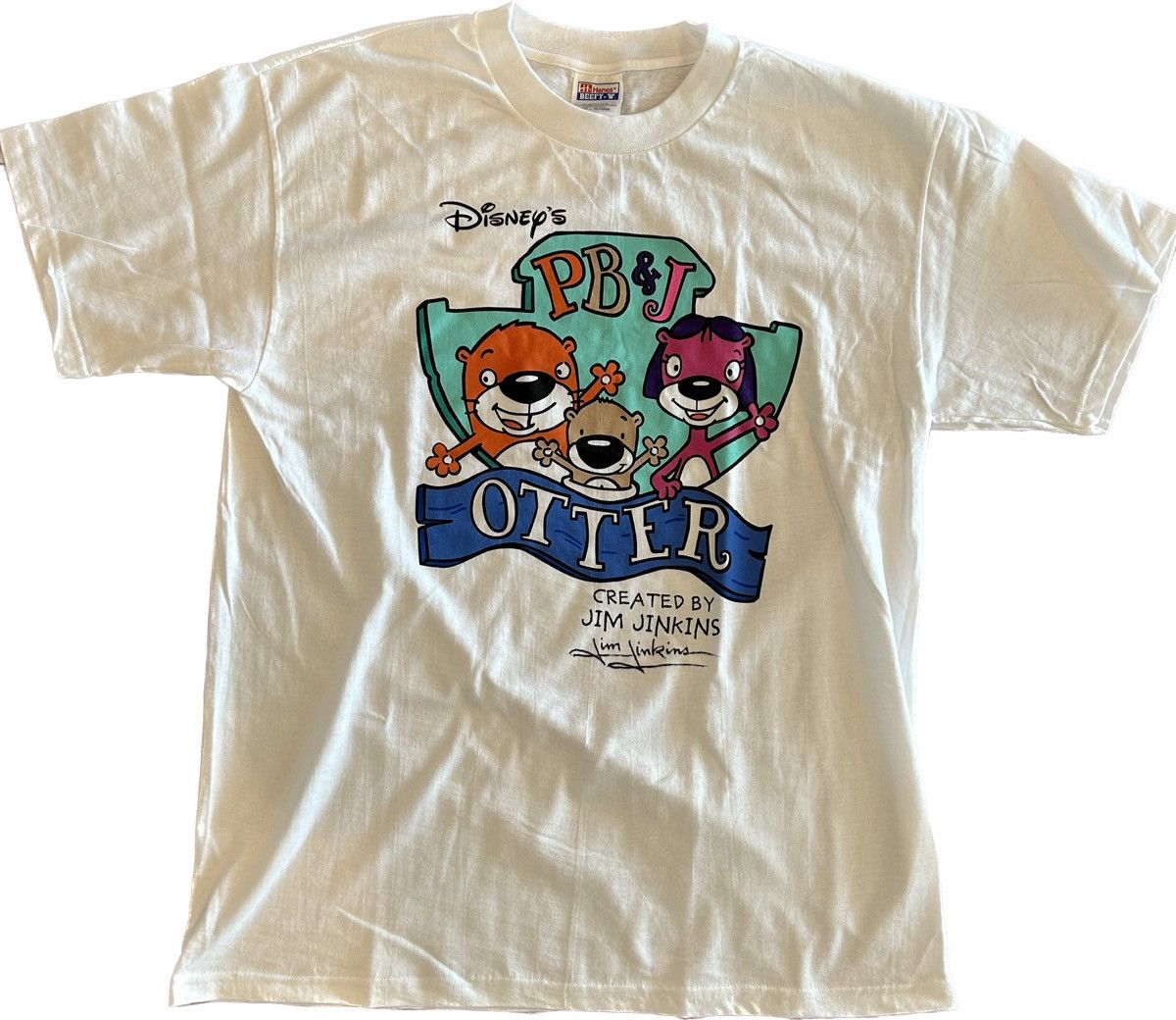Vintage DS Disney PB&J Otter Tee Signed Size US L / EU 52-54 / 3 - 1 Thumbnail