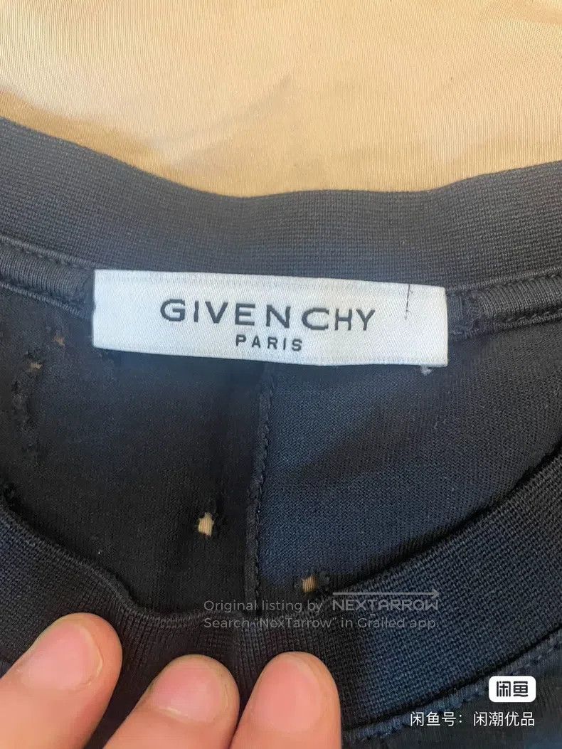 Givenchy Givenchy Black Big Ripped Ripped Short Sleeve Size US XS / EU 42 / 0 - 3 Thumbnail
