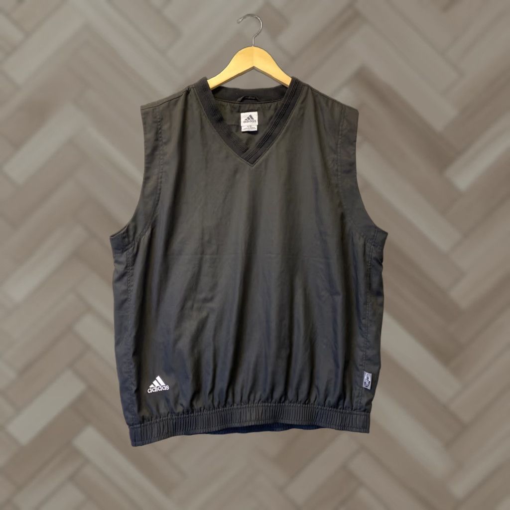 Adidas Adidas Essentials Men’s Vest M Gilet Jacket Black /152-27 Polyester Softshell Bodywarmer Packable Logo Adidas Originals Solid Wool? Size US M / EU 48-50 / 2 - 1 Thumbnail