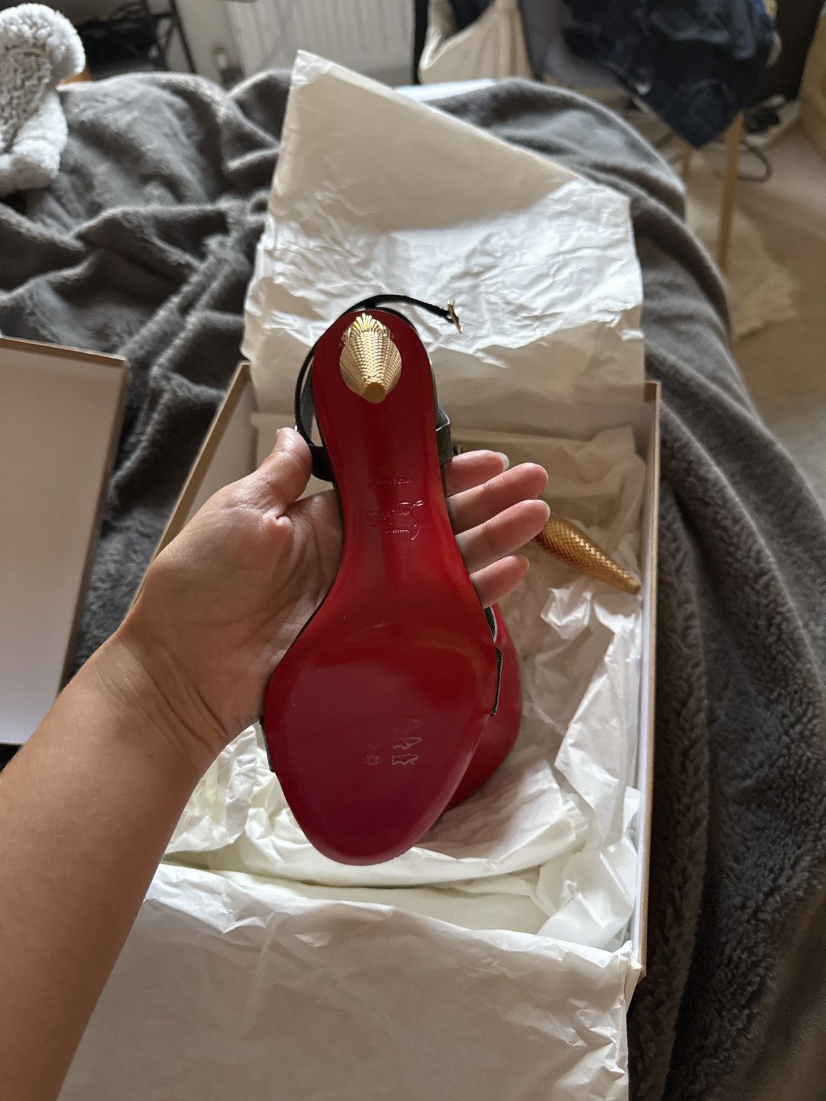 Christian Louboutin Christian Louboutin LipQueen 100 Size US 7.5 / IT 37.5 - 8 Thumbnail