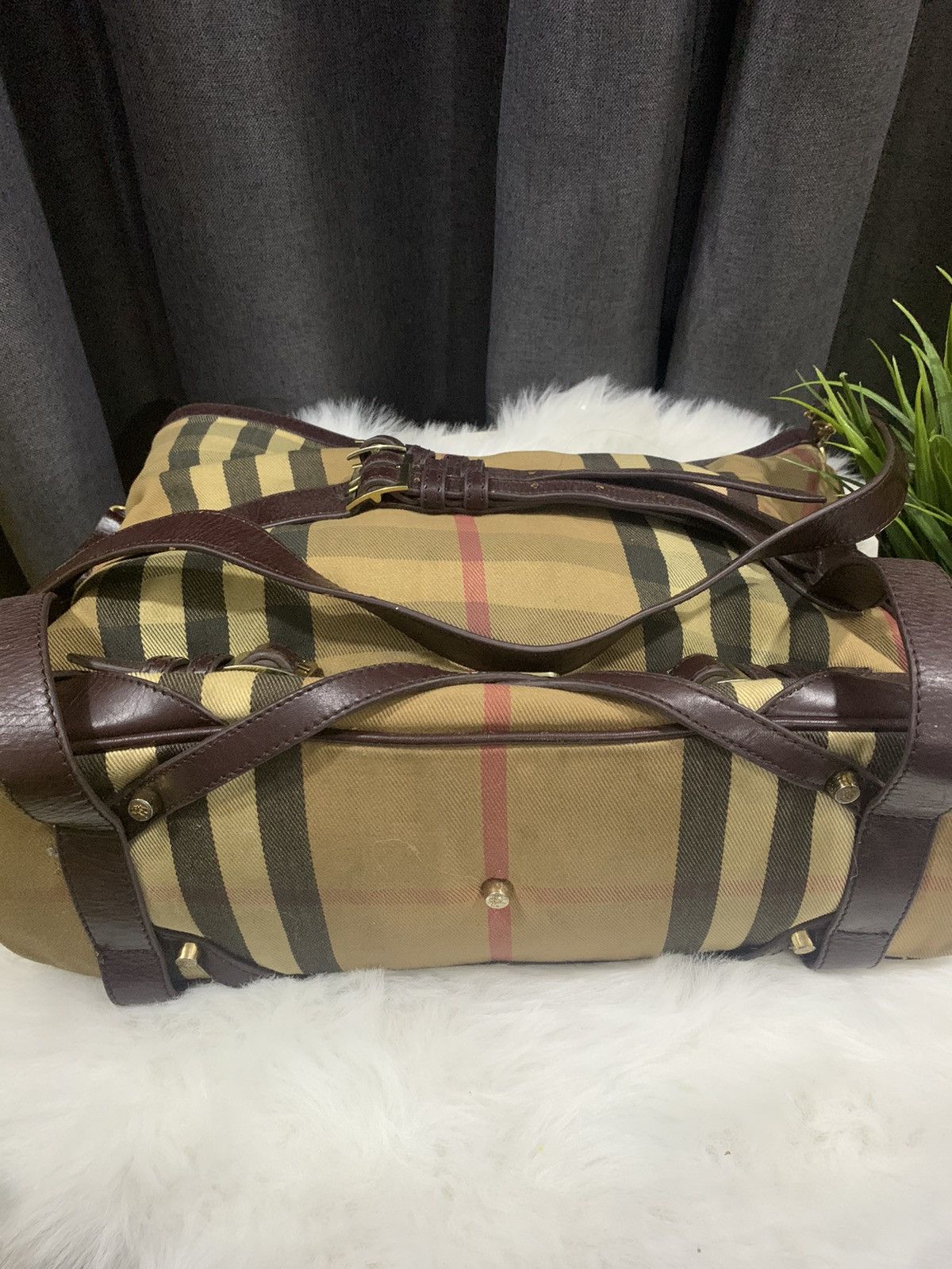 Burberry × Vintage INTAGE!! Messenger Bag BURBERRY Novacheck Size ONE SIZE - 4 Thumbnail