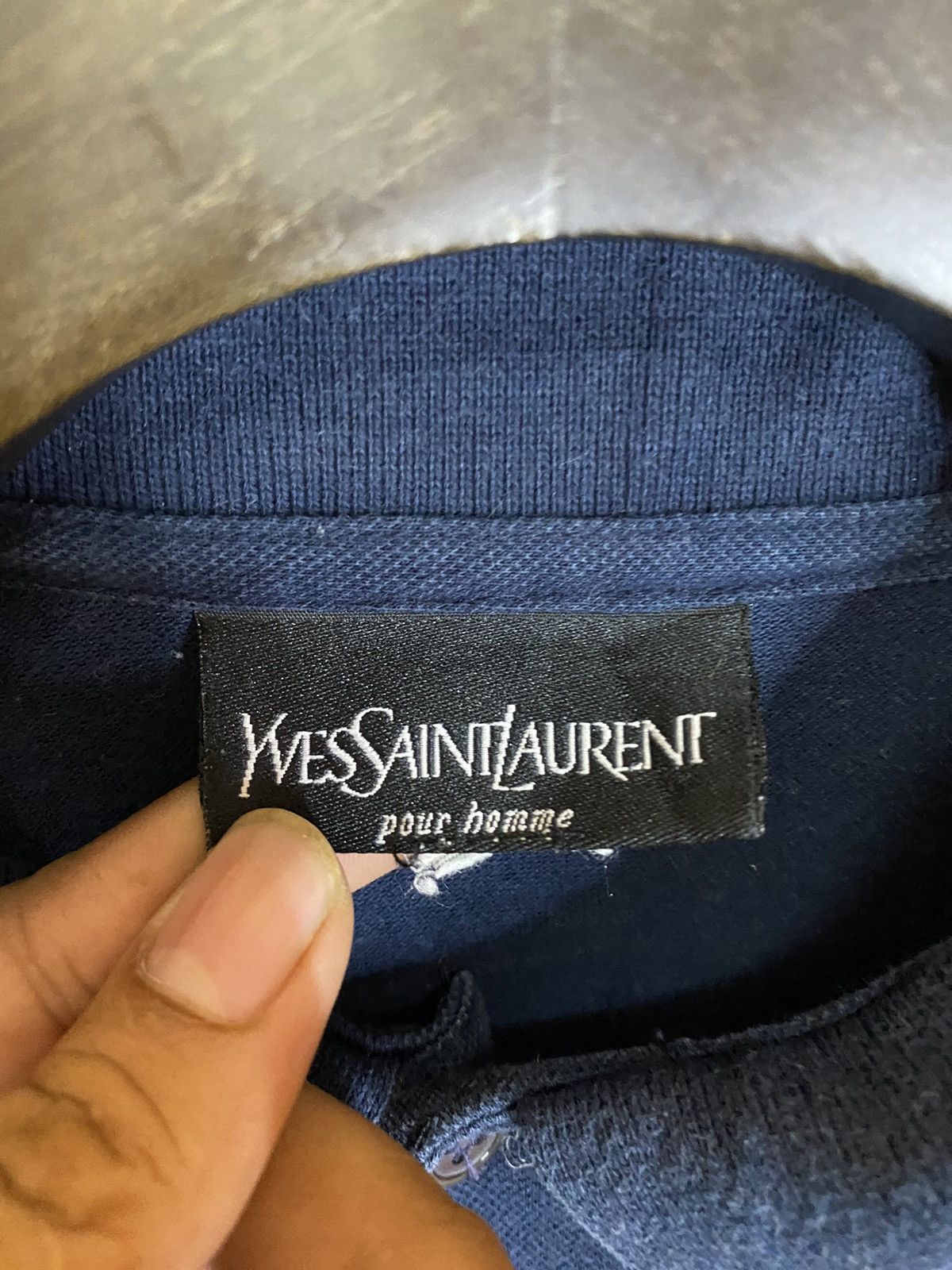 Yves Saint Laurent 🔥vintage yvessaintlaurent polo shirt longsleeve Size US XL / EU 56 / 4 - 4 Thumbnail
