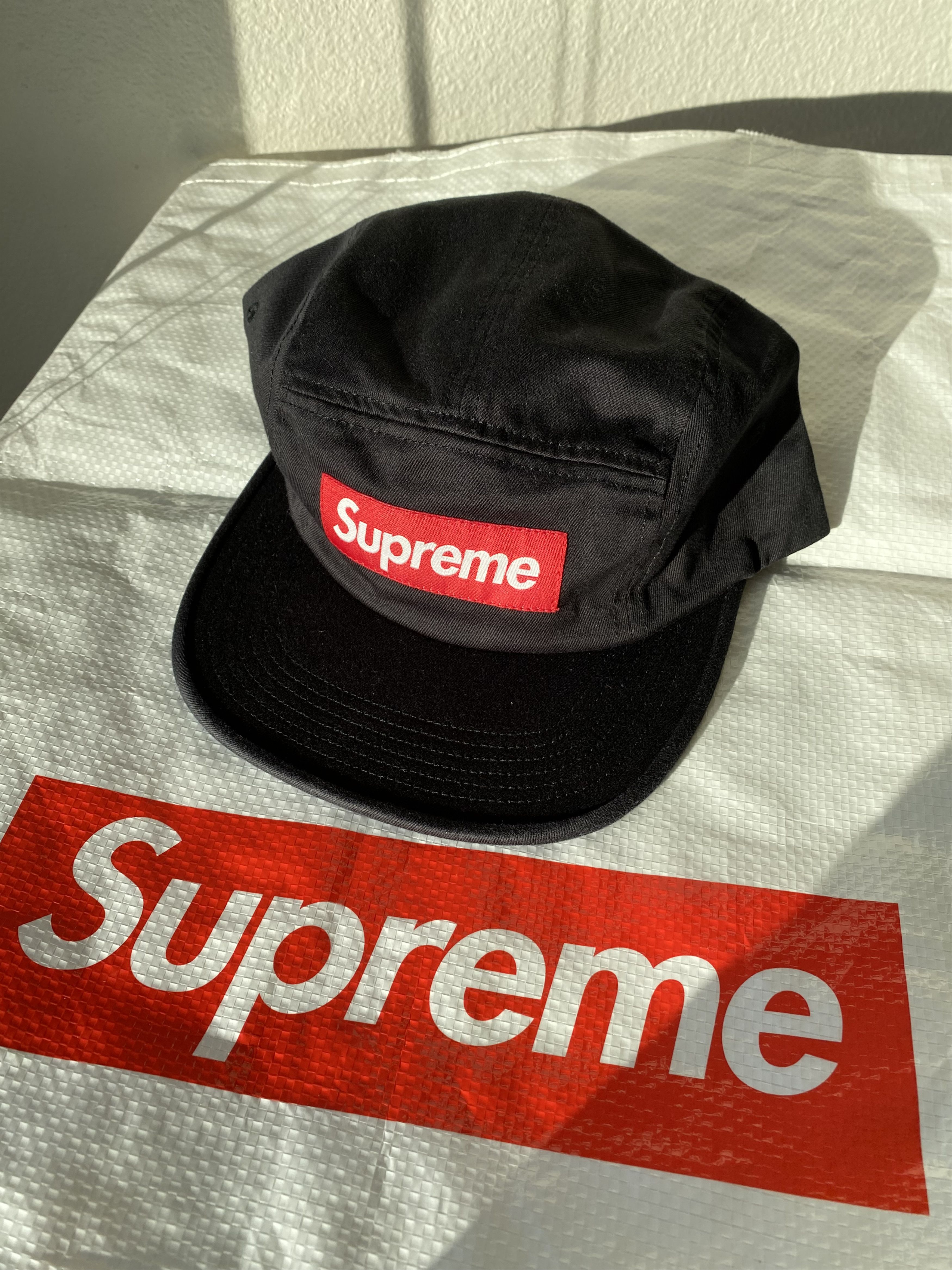 Supreme Washed Chino Twill Camp Cap | Grailed