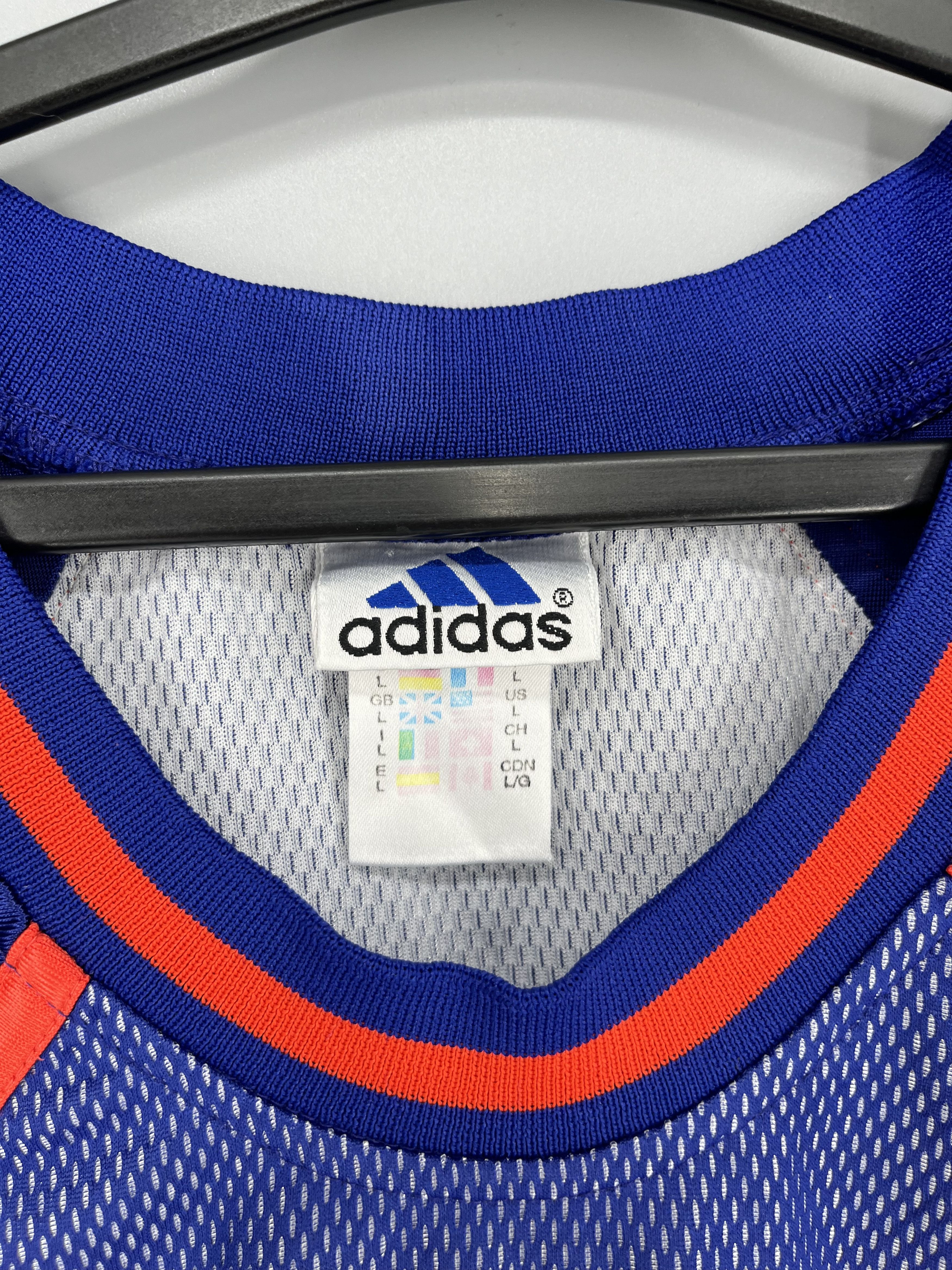 Adidas Adidas Vintage 90s Jersey Number One Basketball Rare Item Size US L / EU 52-54 / 3 - 7 Thumbnail