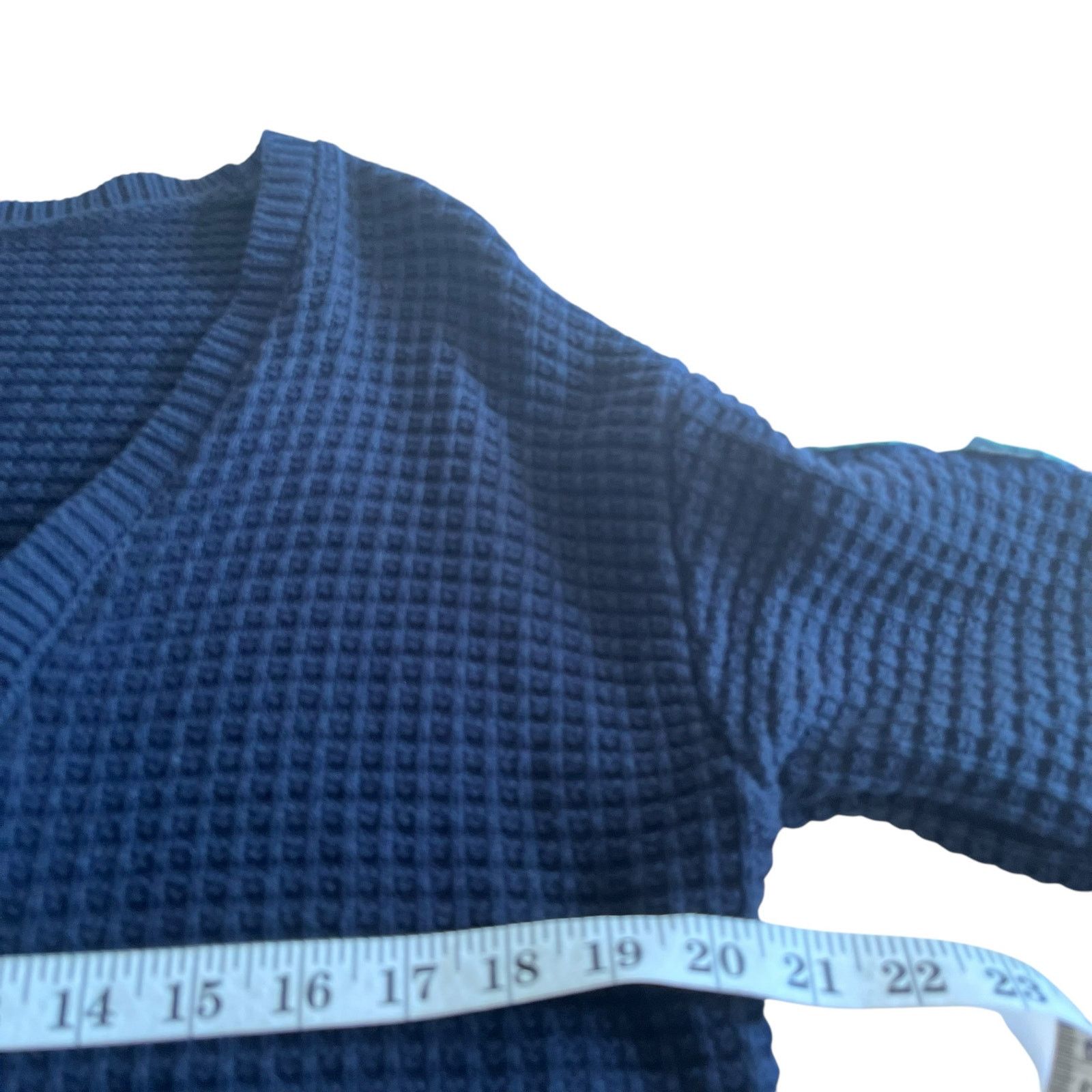 Anthropologie Anthropologie Navy Varsity Cardigan Sweater Layered Dress Size XS / US 0-2 / IT 36-38 - 9 Thumbnail